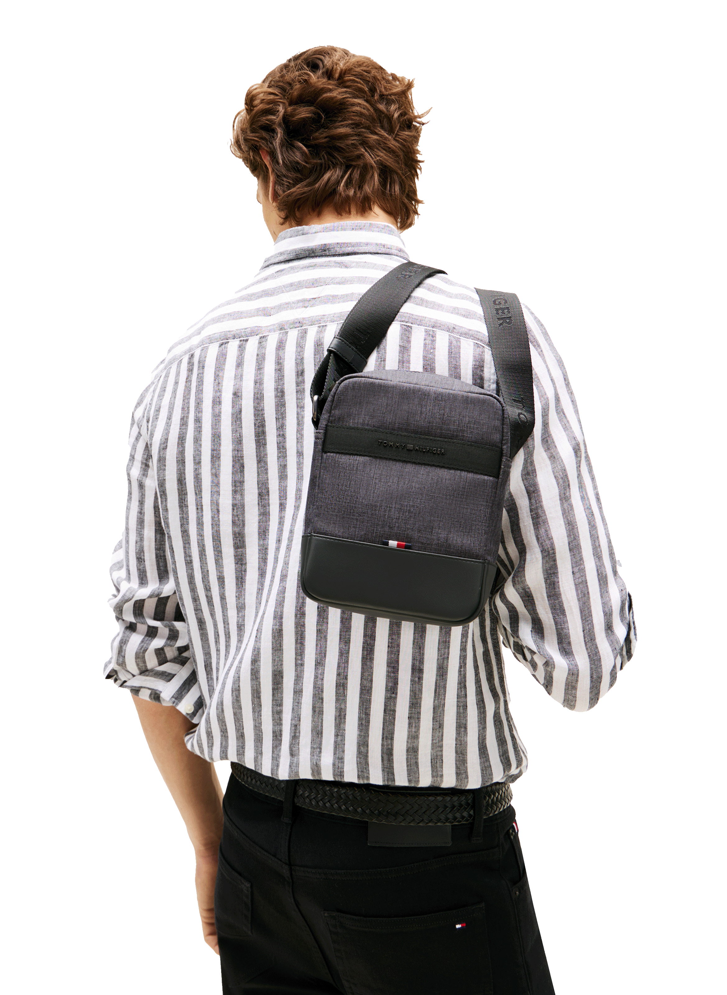 Sac à bandoulière TOMMY HILFIGER Gris