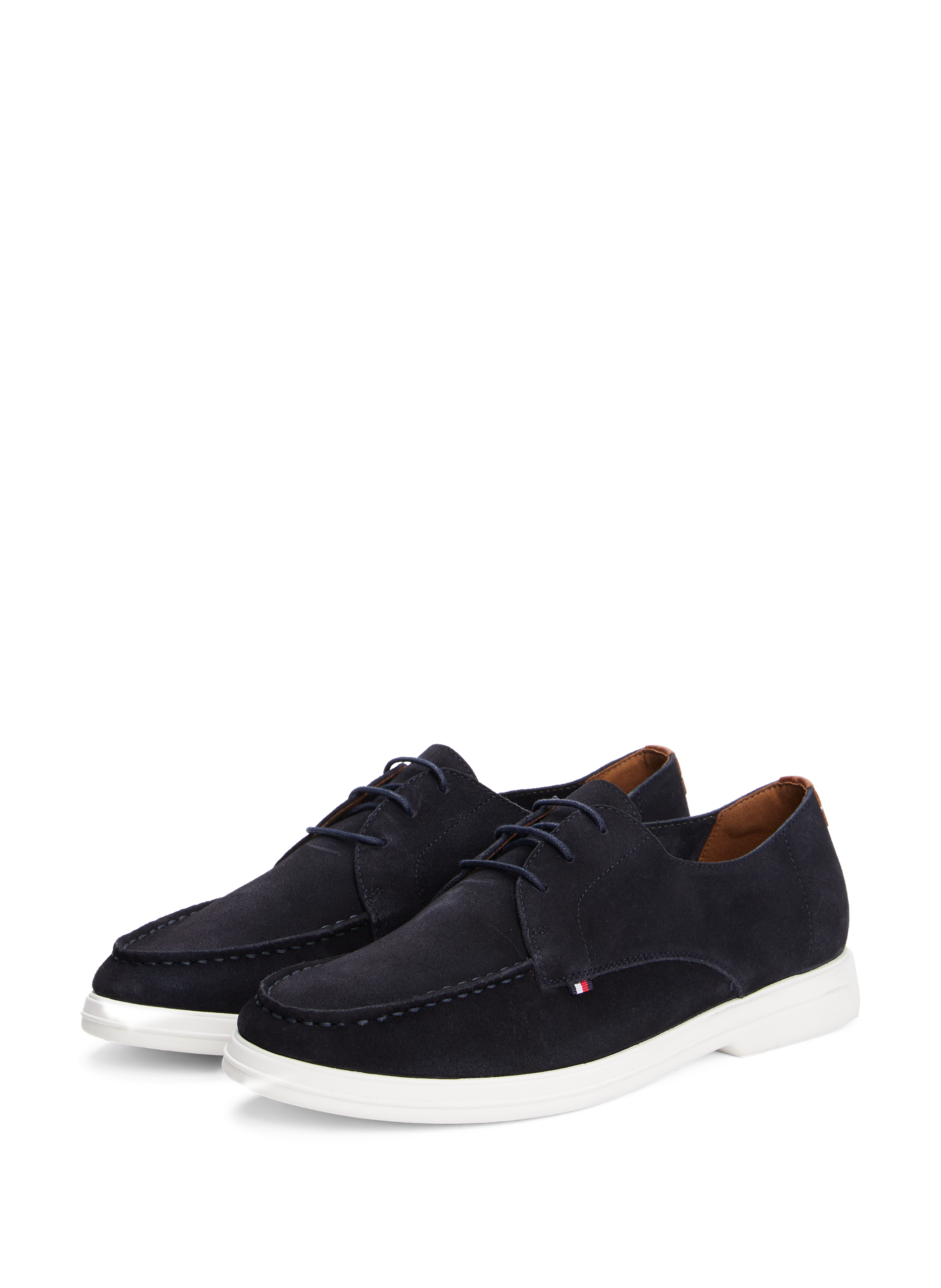 Suede derbies TOMMY HILFIGER Blue