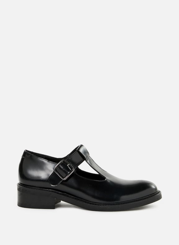 Leather Mary Jane shoes Black by SAISON 1865 SAISON 1865 Leather Mary Jane shoes Black