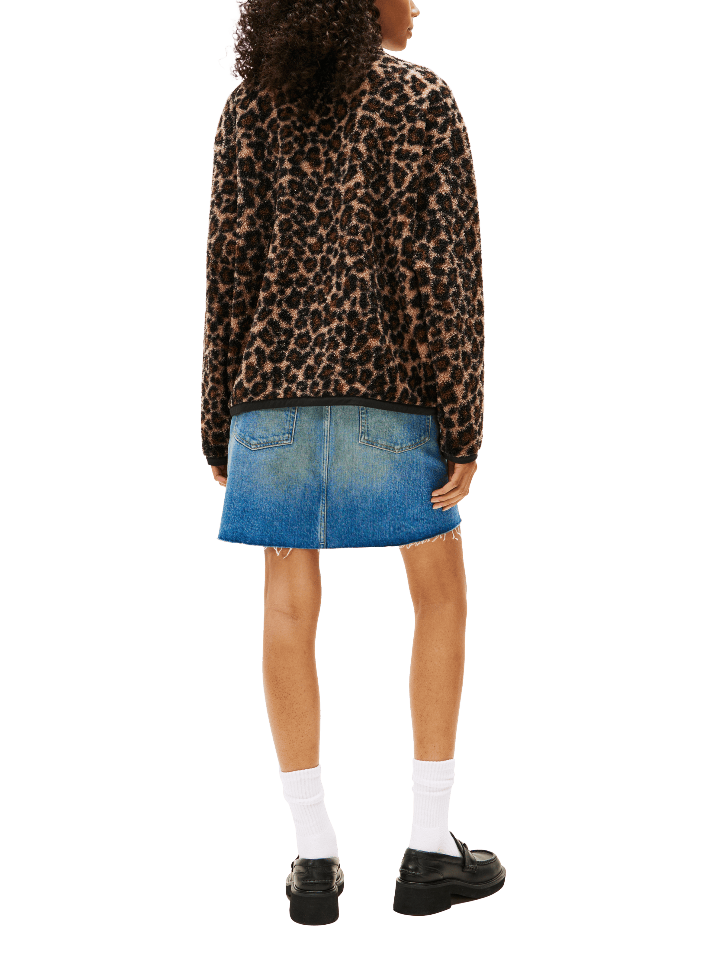 Veste oversize en polaire TOMMY HILFIGER Multicolore