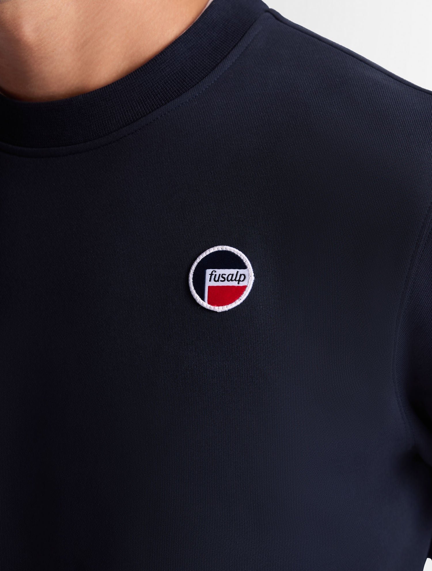 Sweatshirt paolico col rond coupe regular Bleu