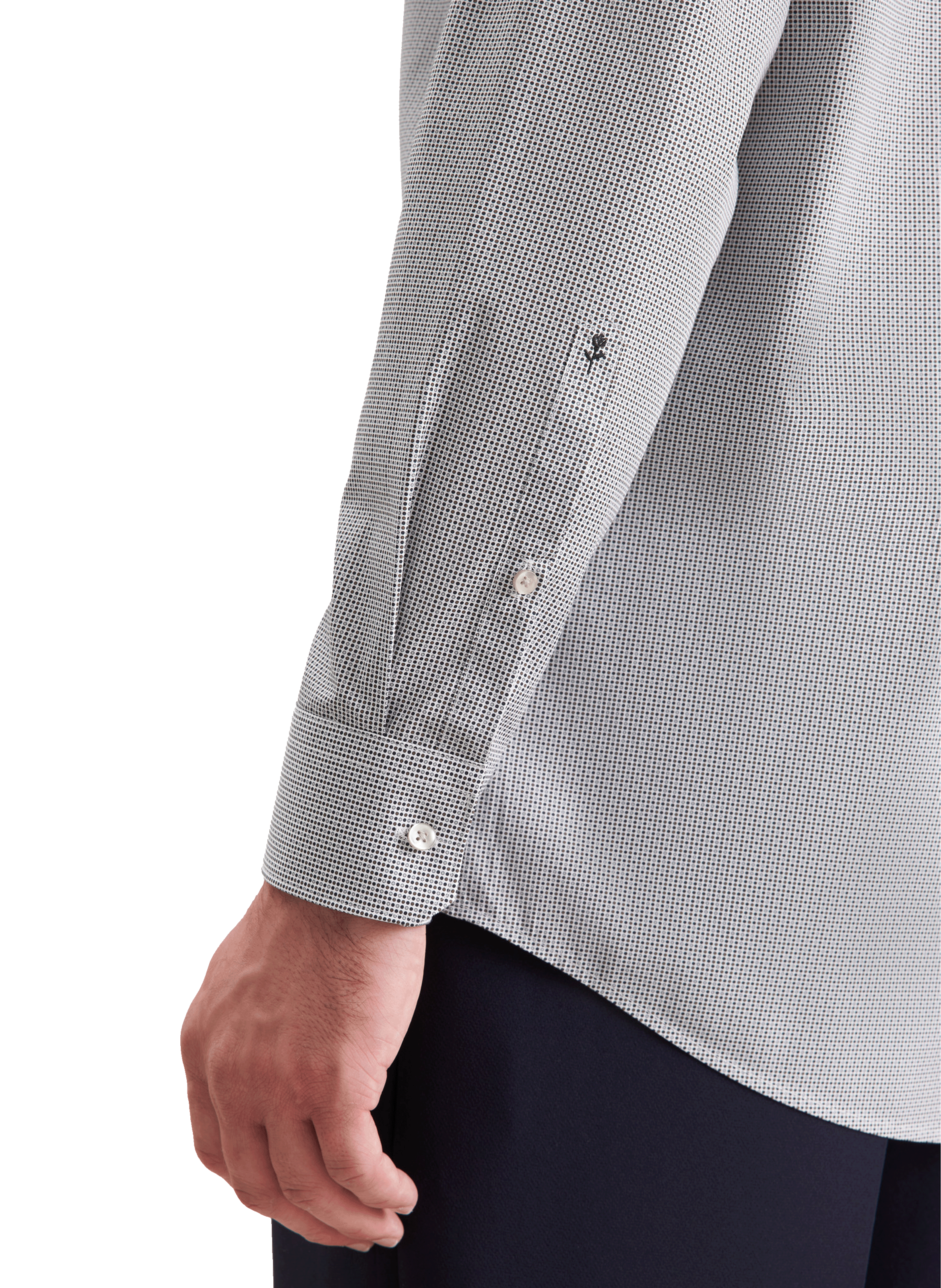 Chemise à motif en coton SEIDENSTICKER Bleu