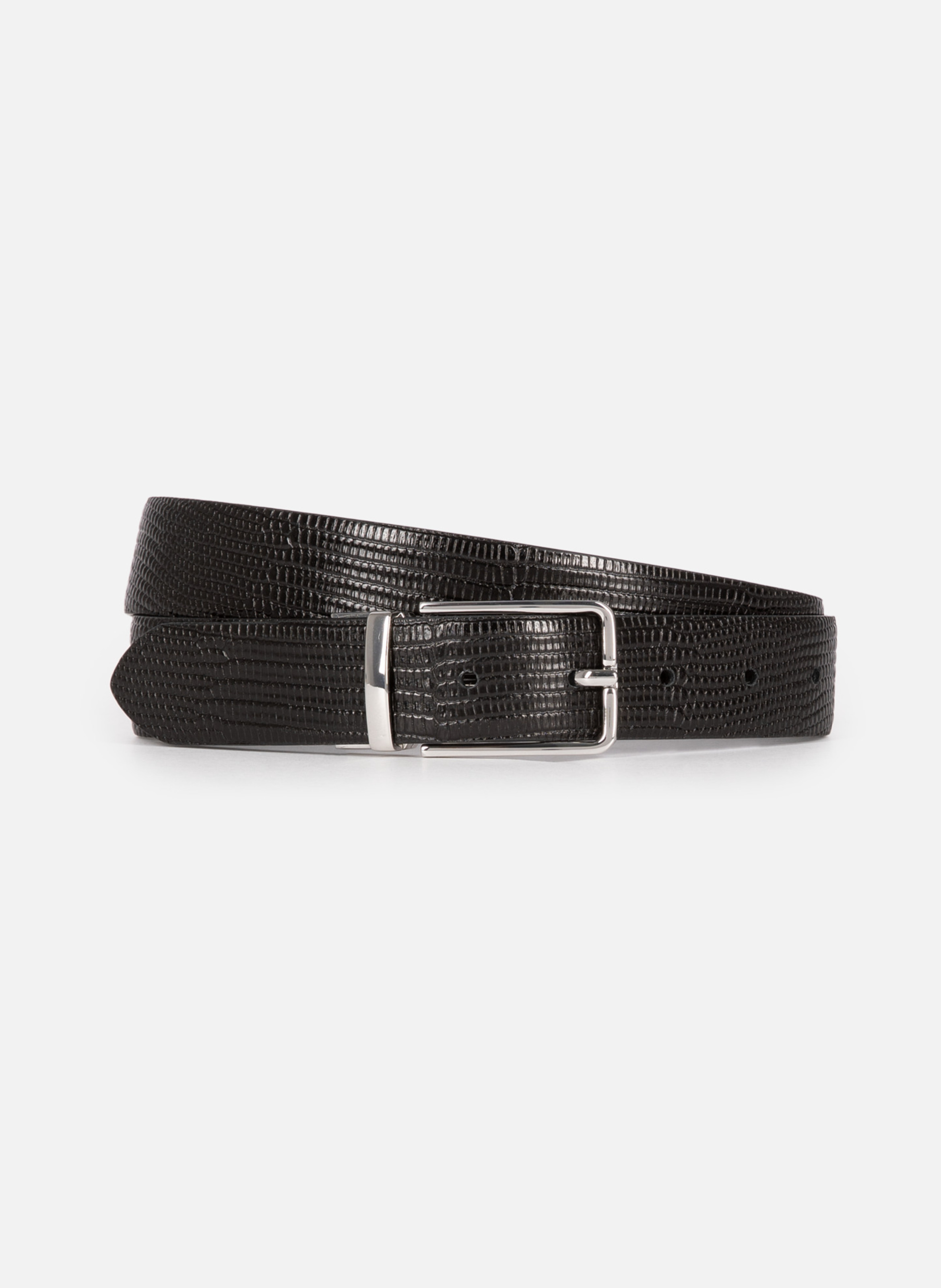 Ceinture réversible en cuir THE KOOPLES Noir