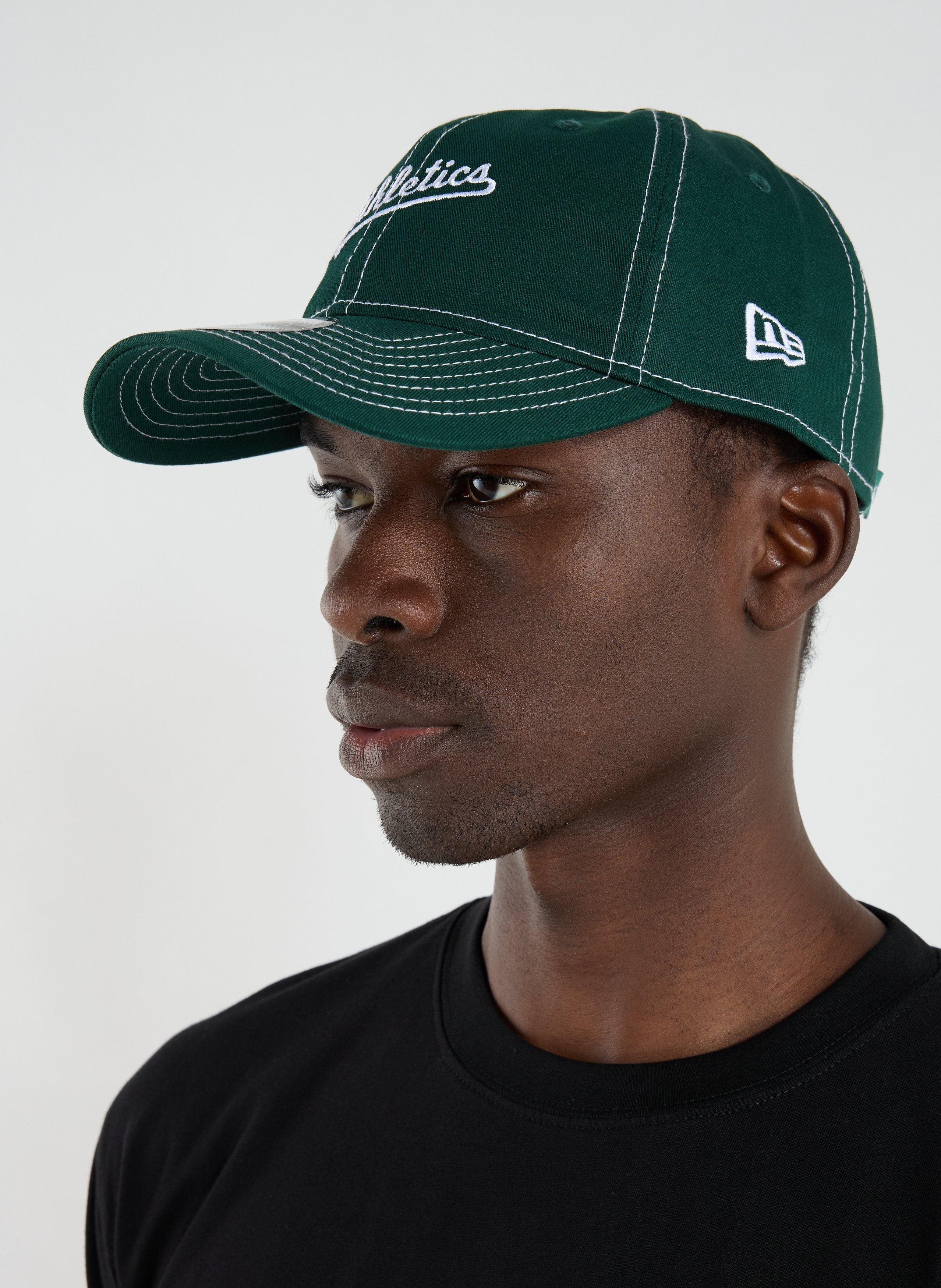 Casquette visière incurvée en coton NEW ERA Vert