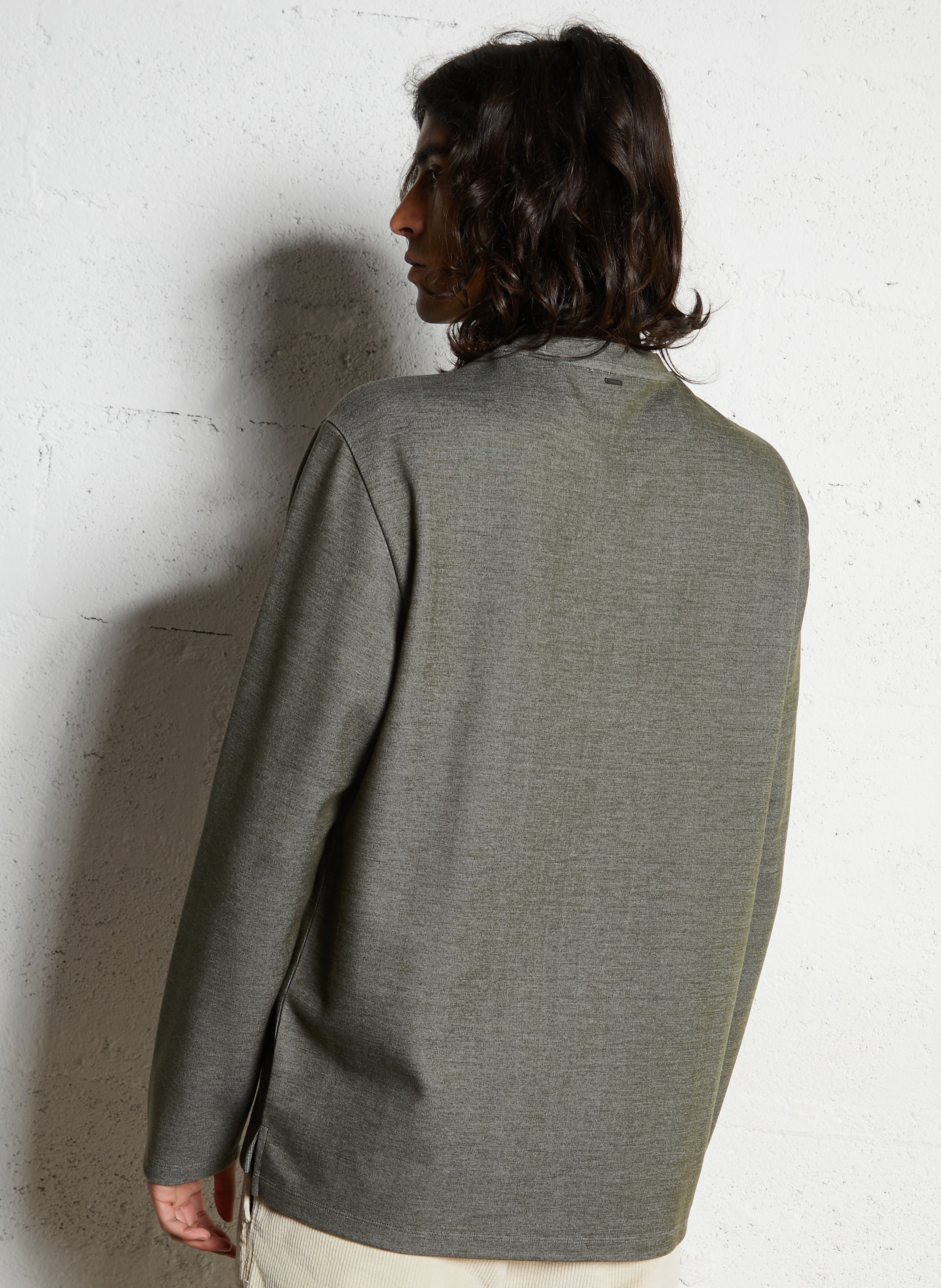 Tee-shirt droit col rond IKKS Kaki