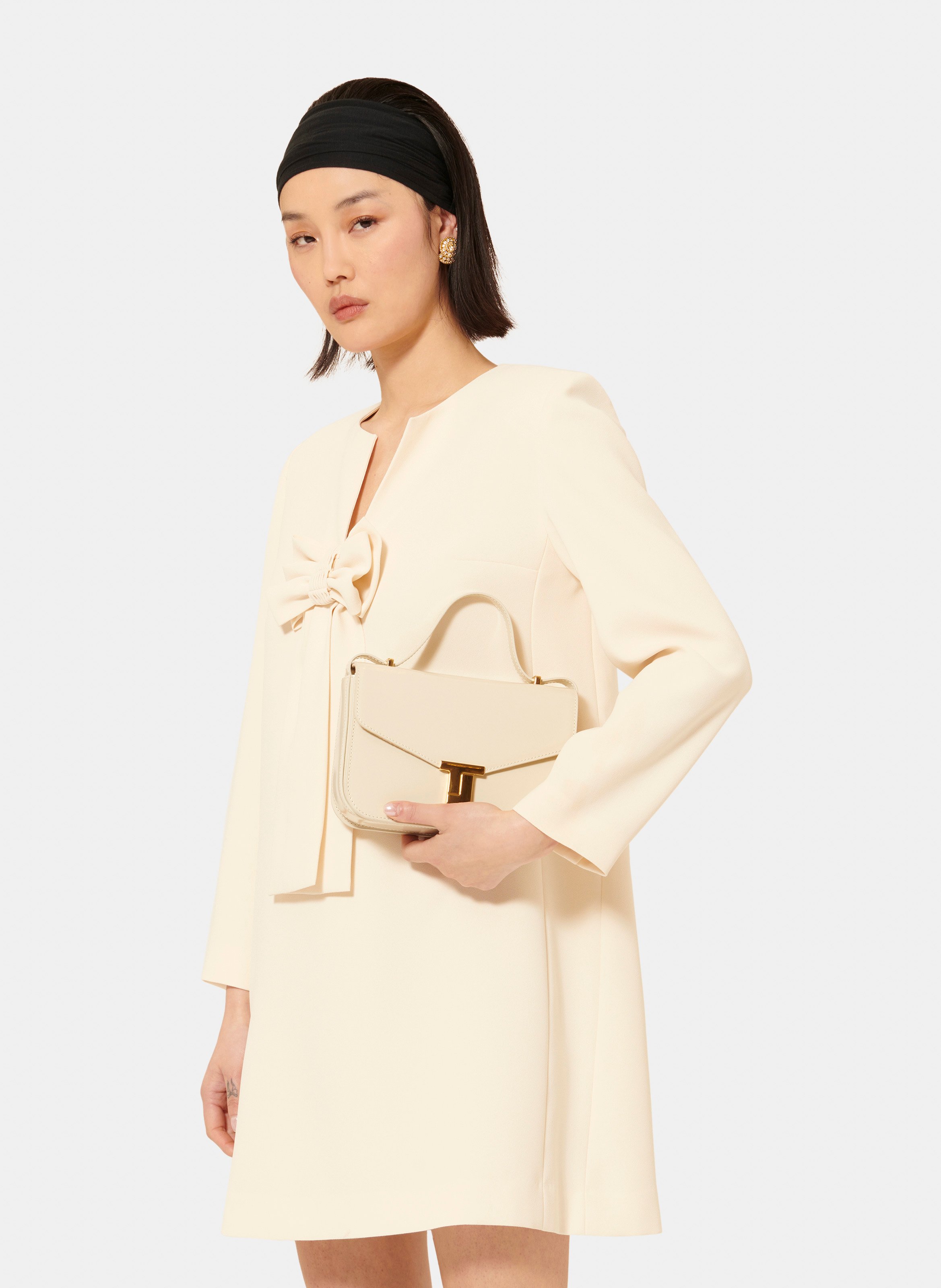 Robe rhonda TARA JARMON Blanc