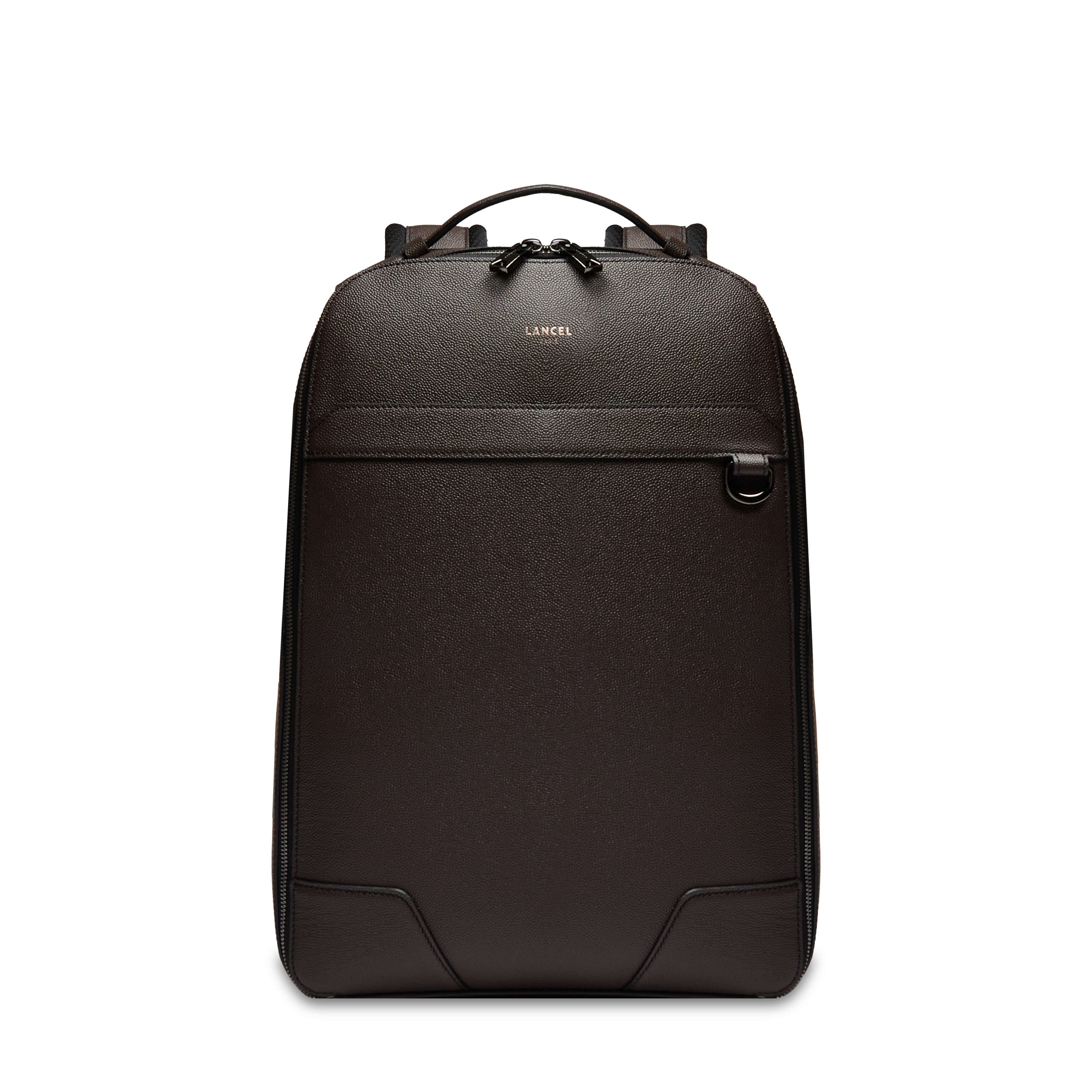 Sac à dos convertible charlie de lancel en cuir LANCEL Gris