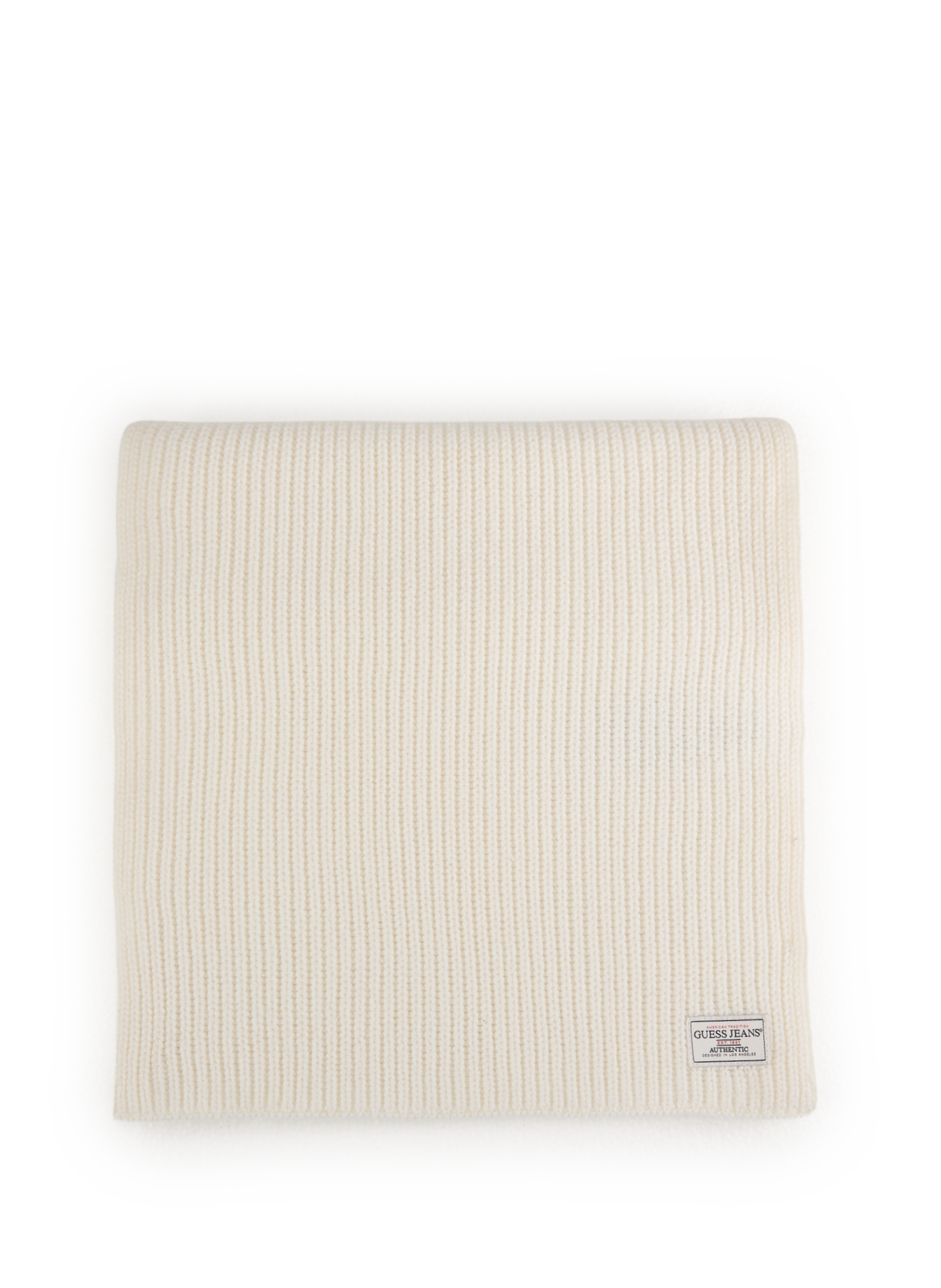 GUESS Wool-blend scarf Beige