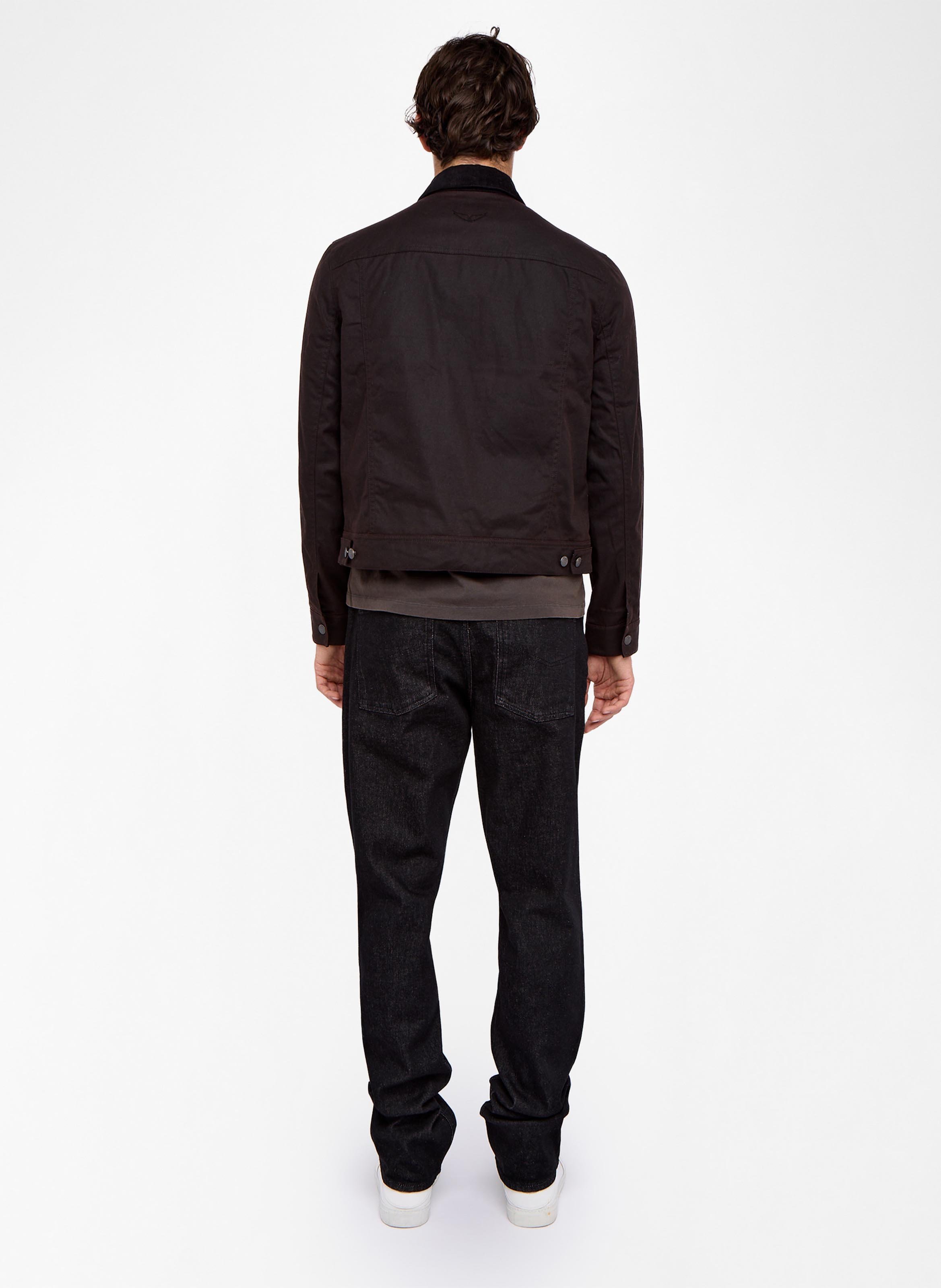 Veste col classique en coton bases ZADIG&VOLTAIRE Marron