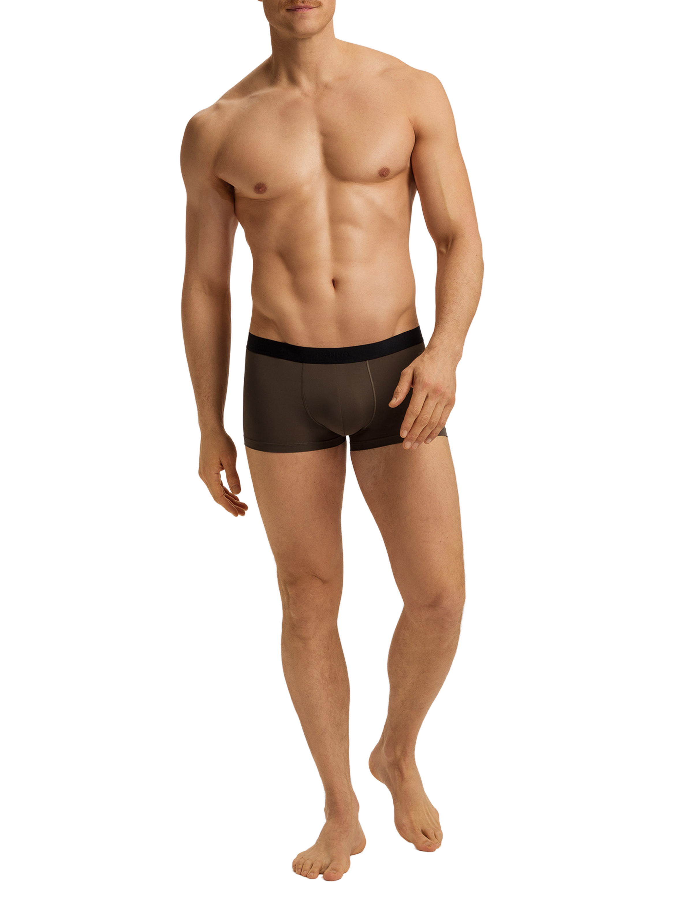 Boxer shorts with logo HANRO Green