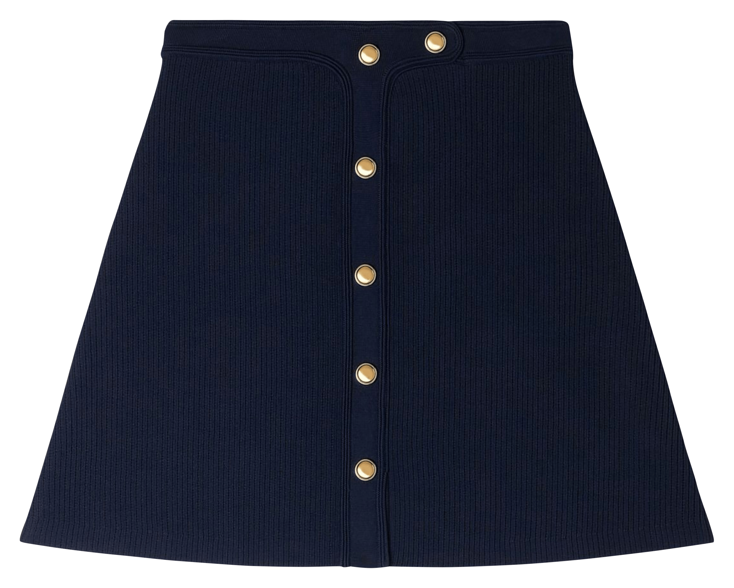 Jupe courté évasée SANDRO Bleu