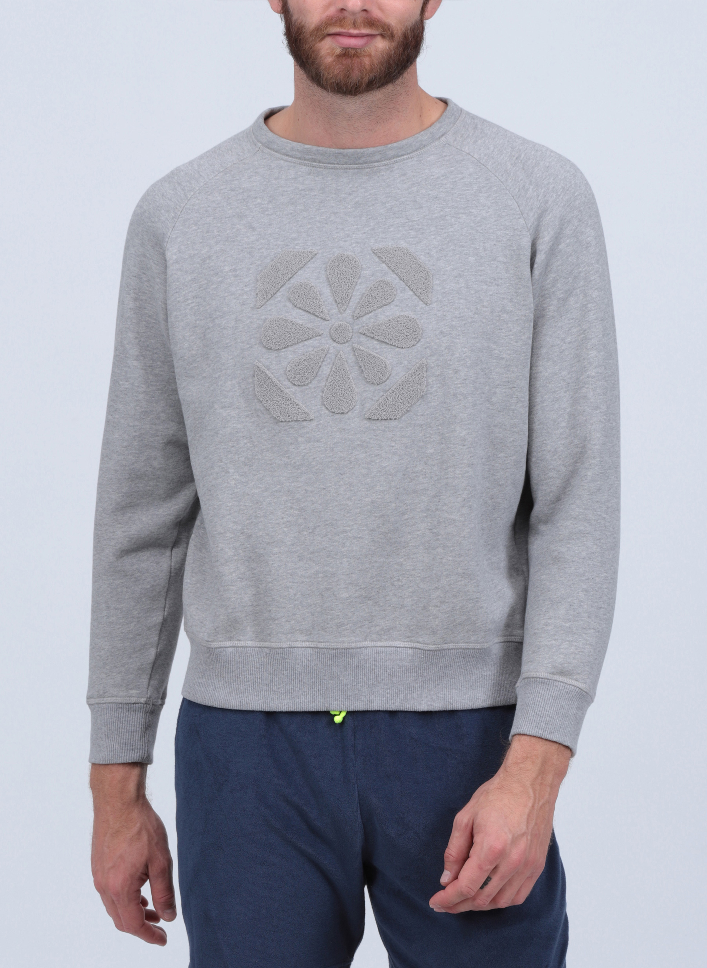 Sweat-shirt en molleton GILI'S Gris