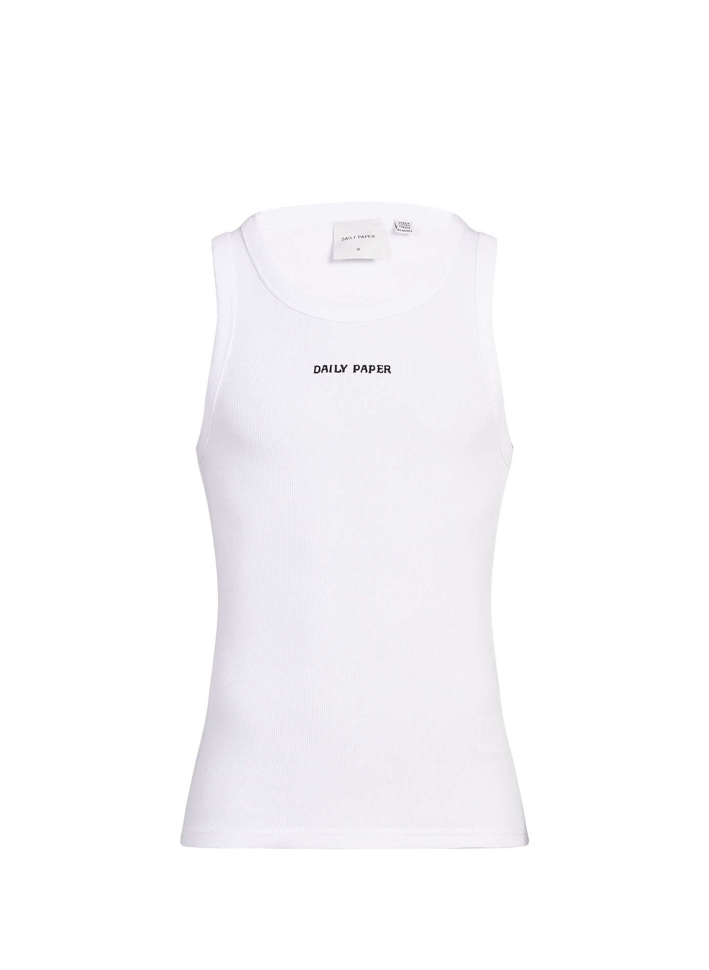 Cotton logo tank top DAILY PAPER White