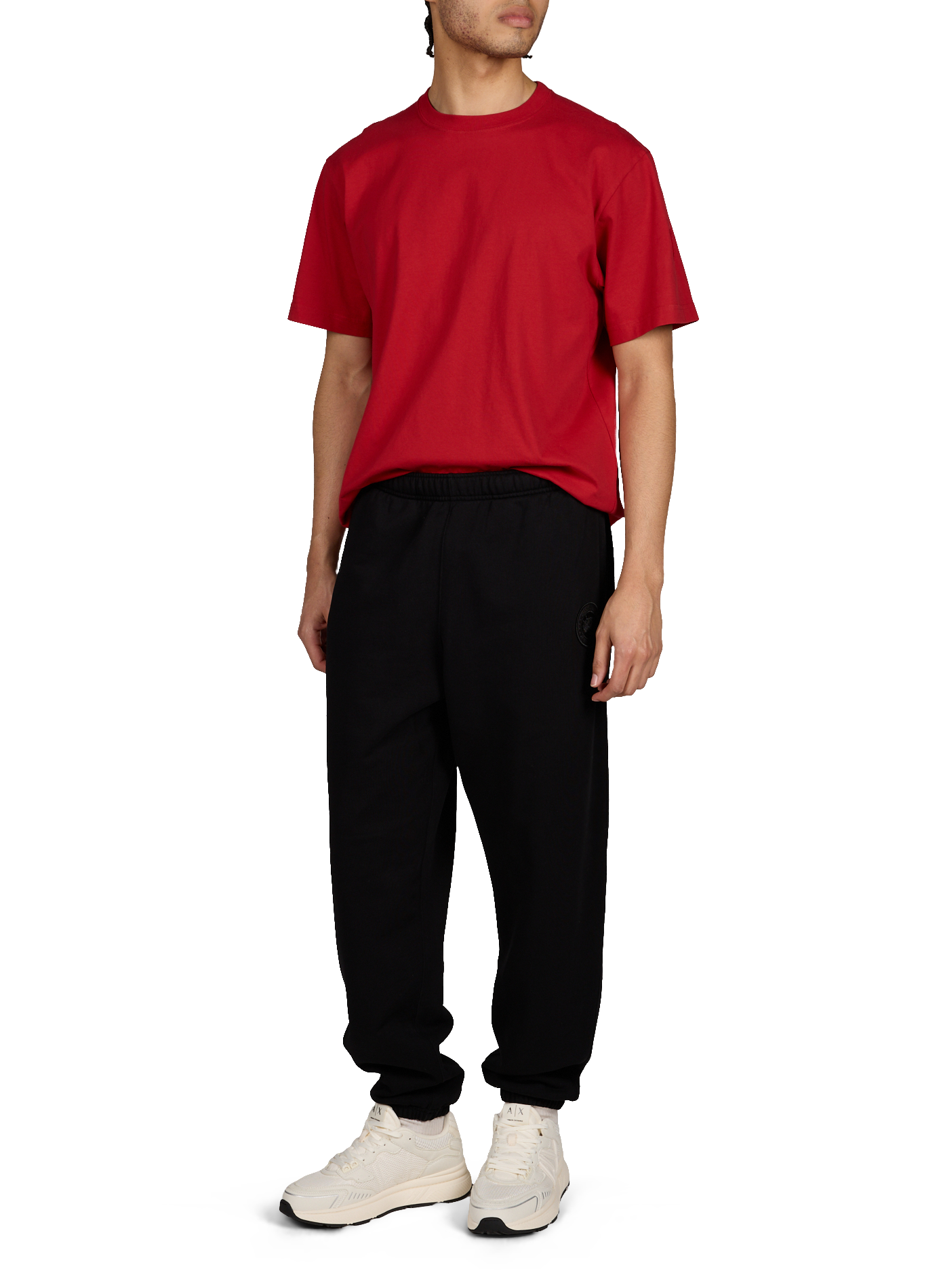 Tee-shirt col rond en coton CANADA GOOSE Rouge