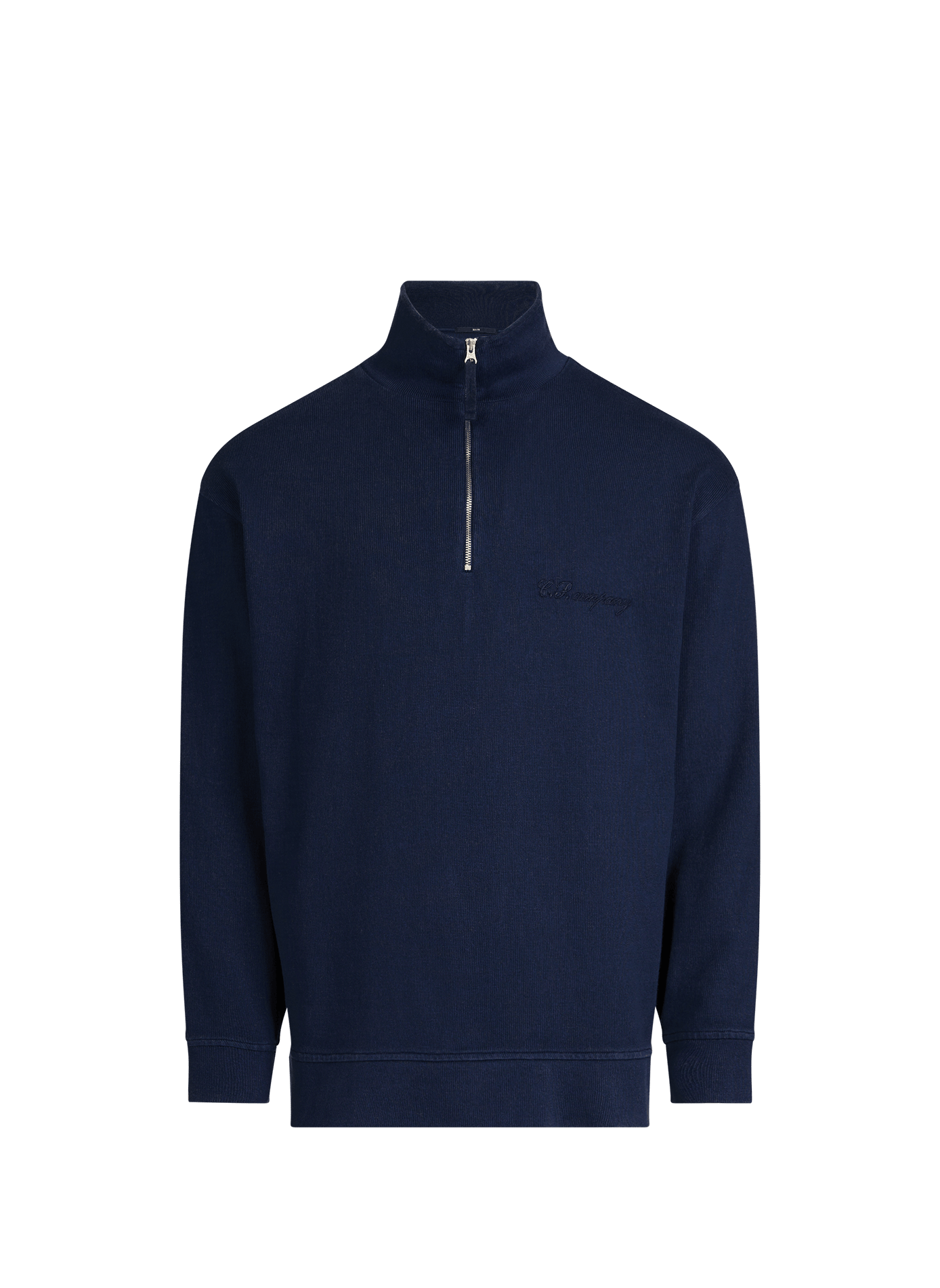 Sweat col montant en coton CP COMPANY Bleu