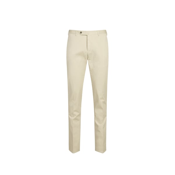 Pantalon slim à plis en coton Pantalon slim à plis en coton