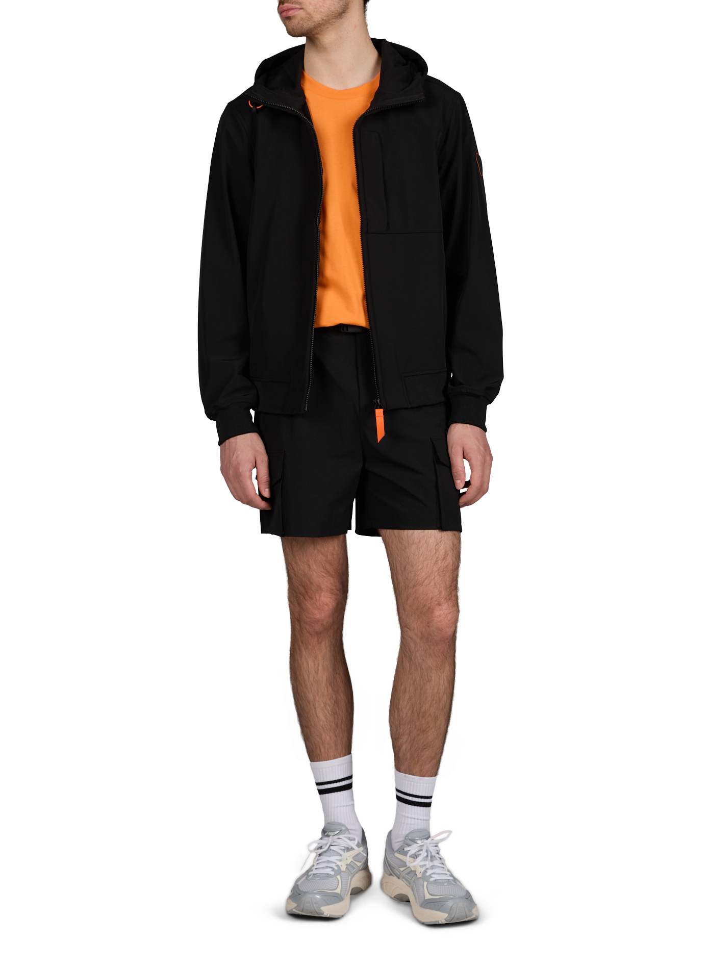 Veste technique Ronaldo à capuche GERTRUDE ET GASTON Noir