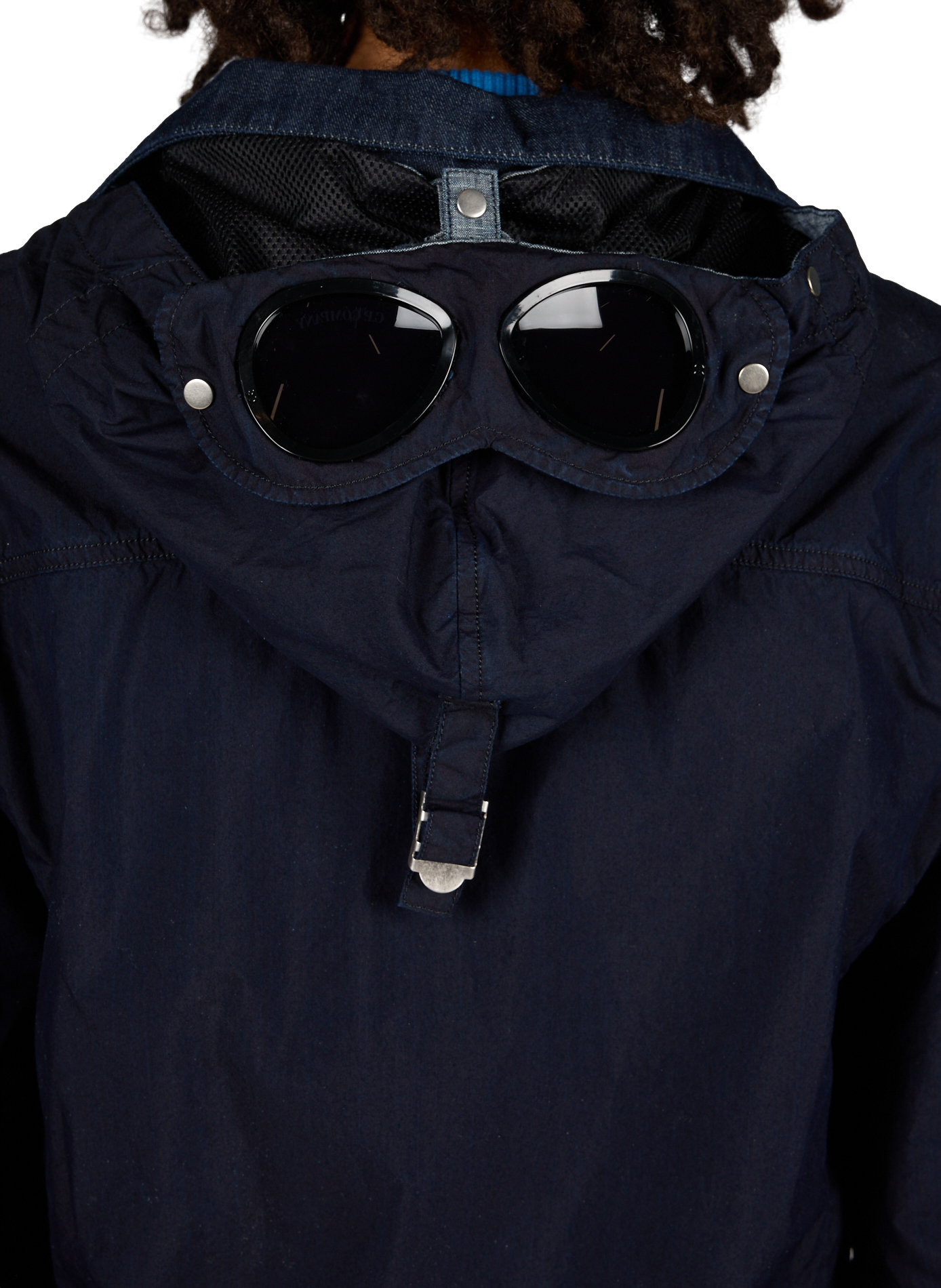 Lightweight blended cotton jacket CP COMPANY Blue