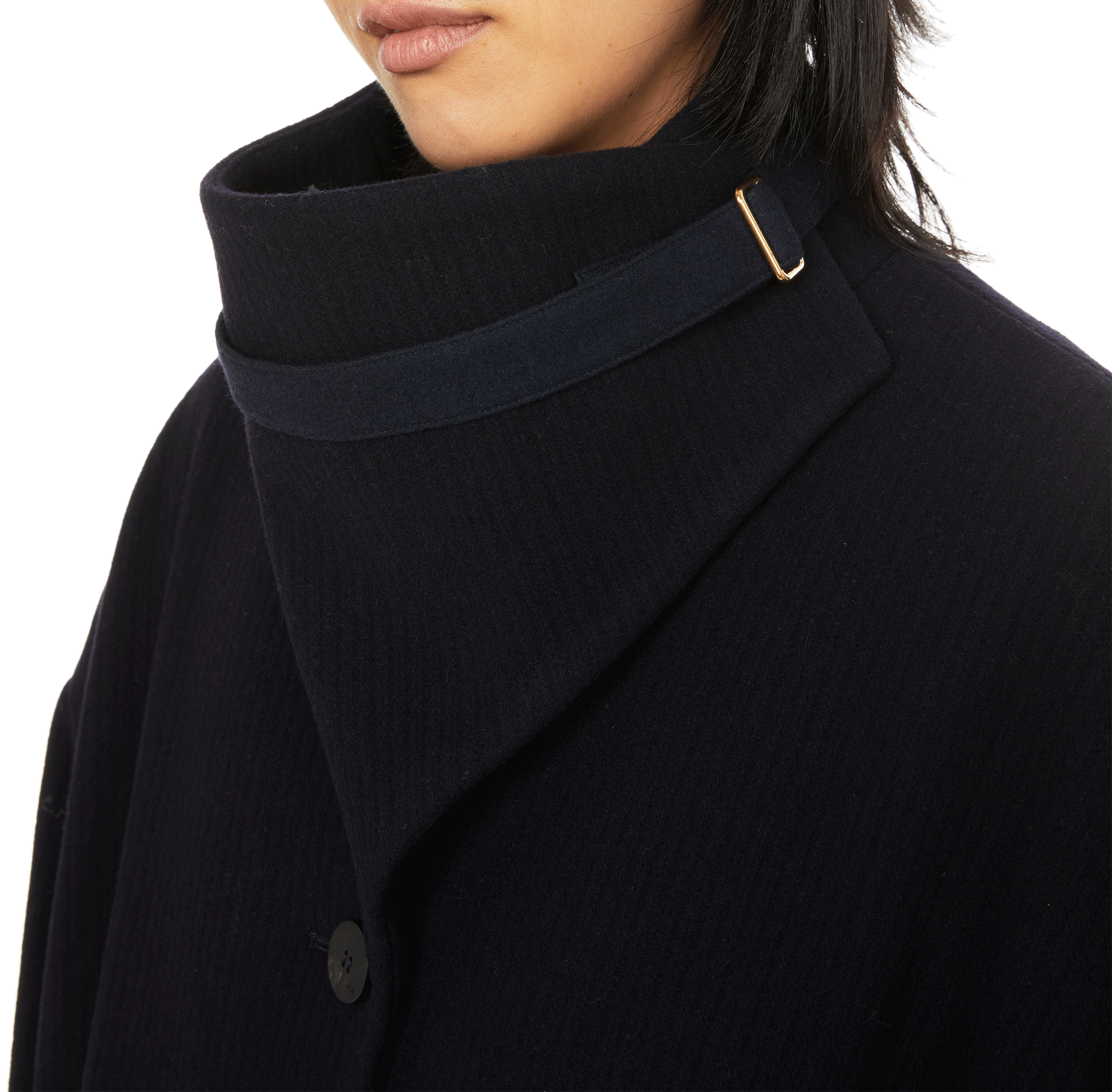 Classic coat DAWEI Blue