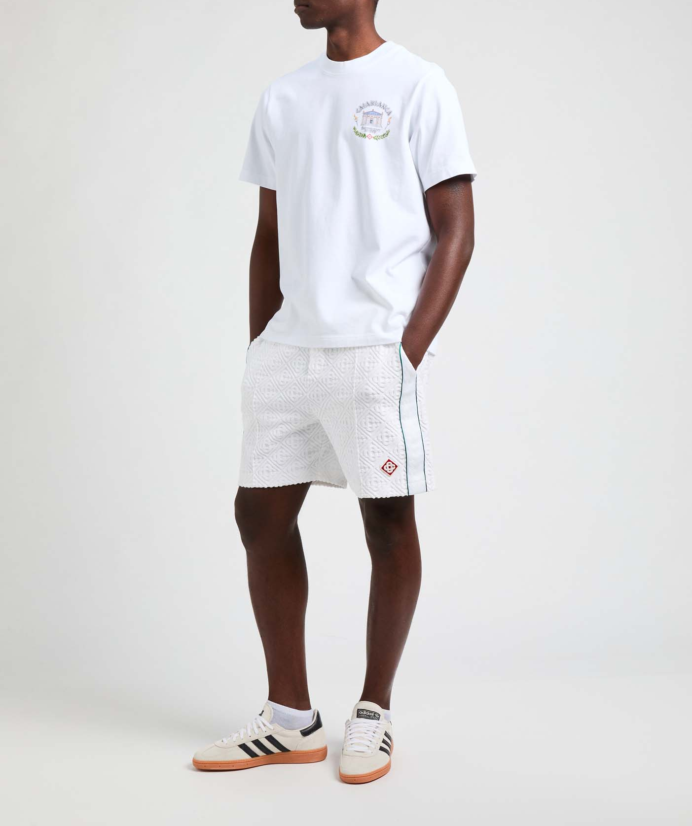 Printed T-shirt CASABLANCA PARIS White