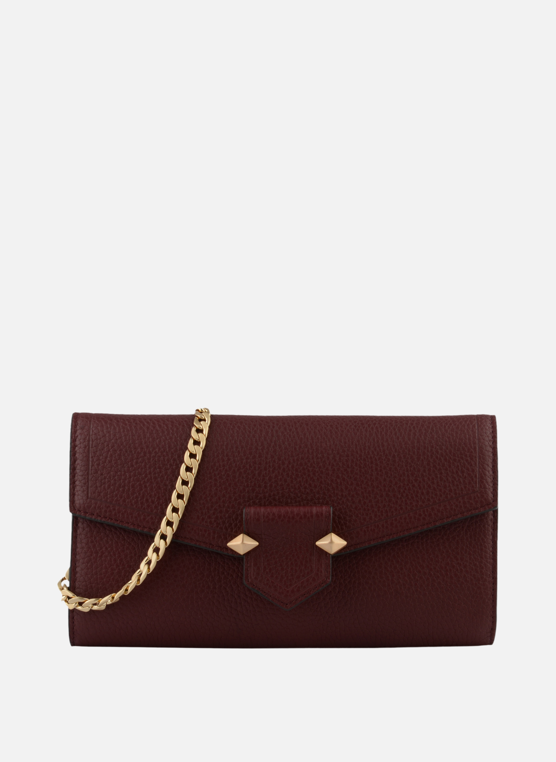 Sèvres | sac besace gm en cuir de vachette POURCHET Rouge