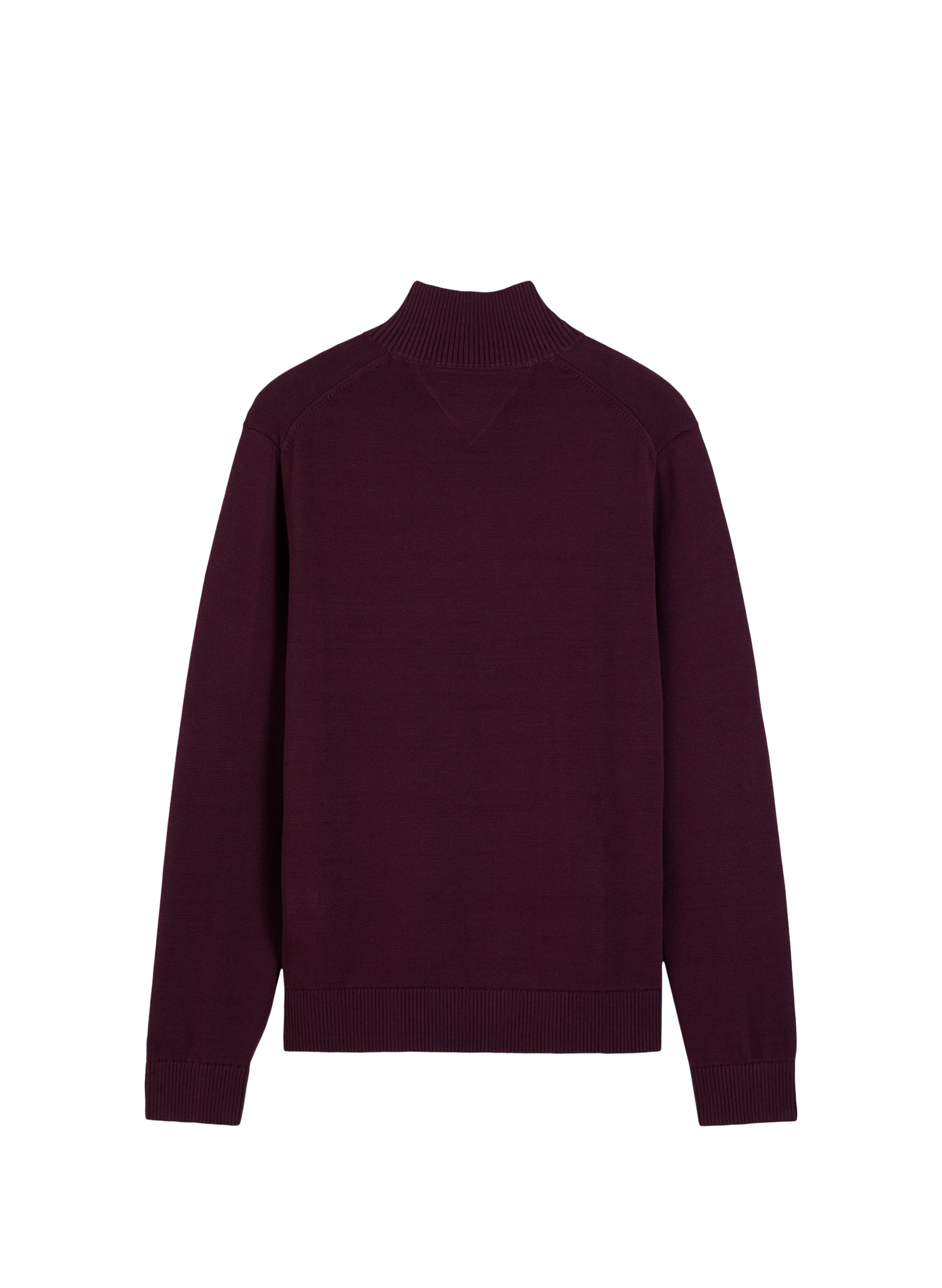 Lightweight slim fit cotton zip-up sweater | Red TOMMY HILFIGER Men