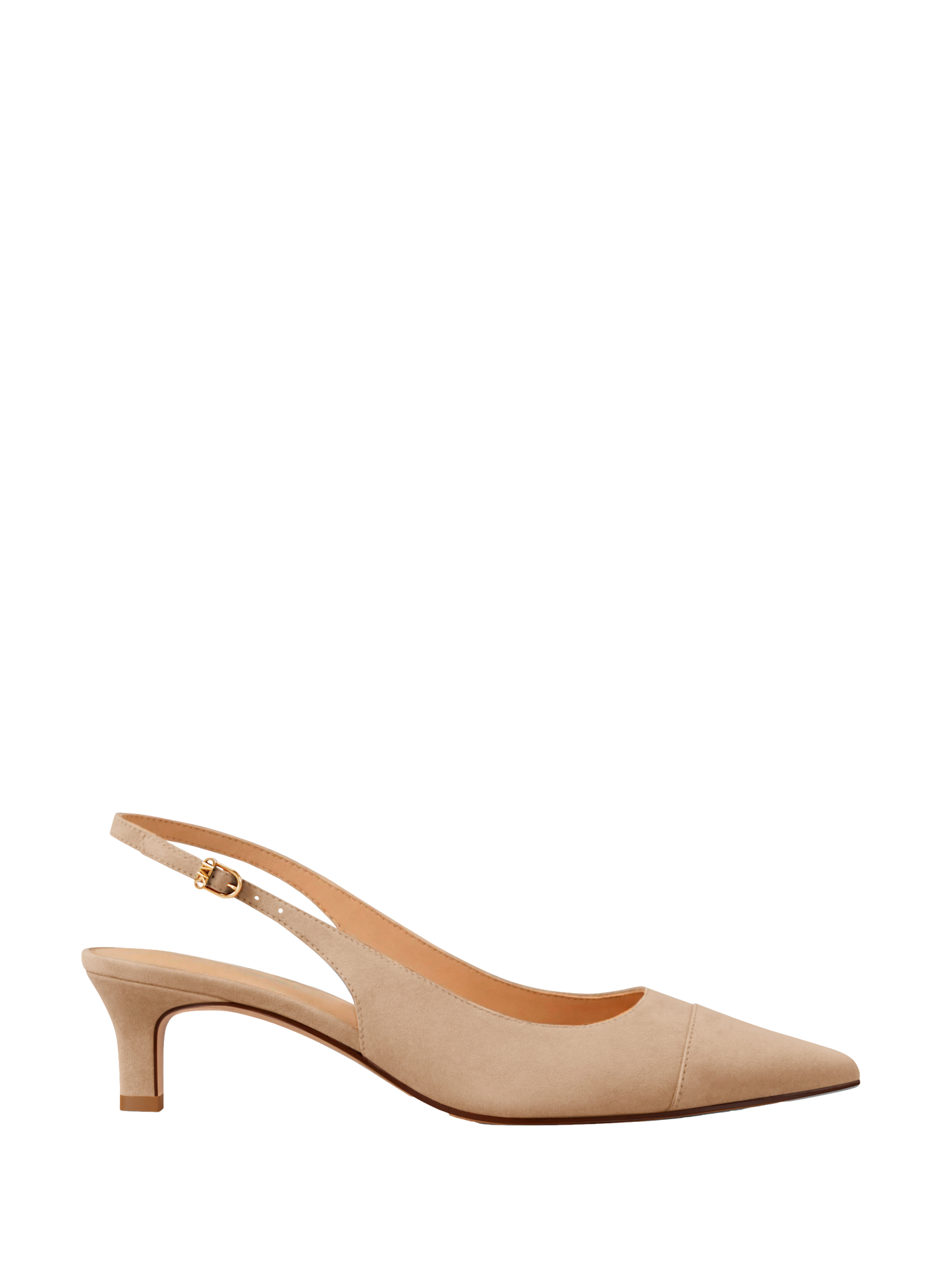 Slingbacks aus Ziegenleder MICHAEL KORS Beige