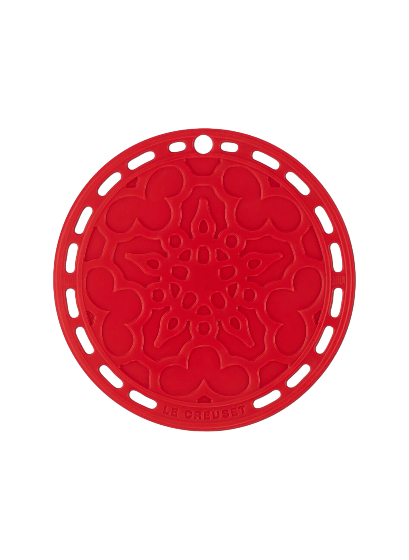 Blumen-Untersetzer LE CREUSET Rot
