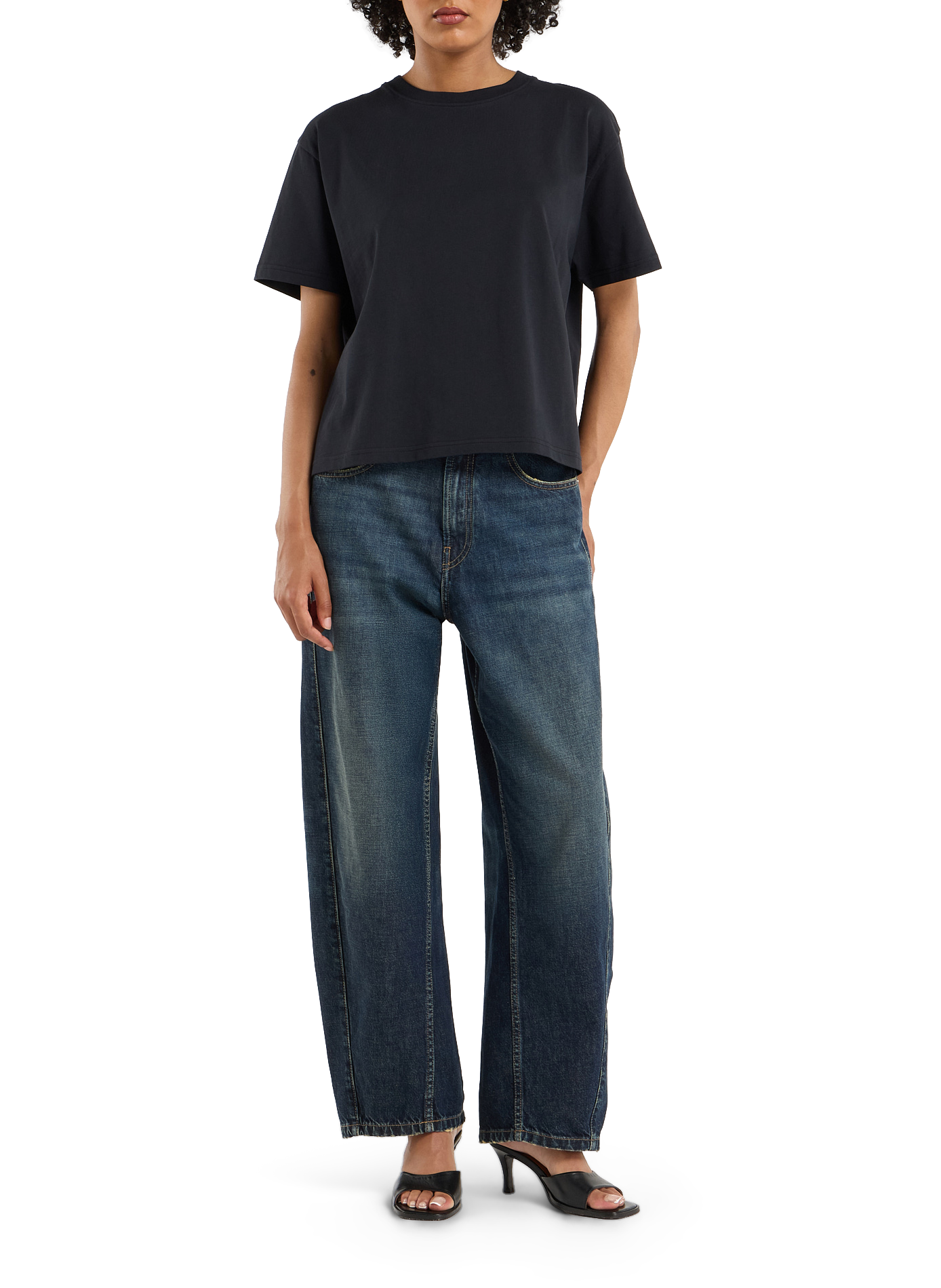 Jean large en coton | Bleu SAISON 1865 Femme