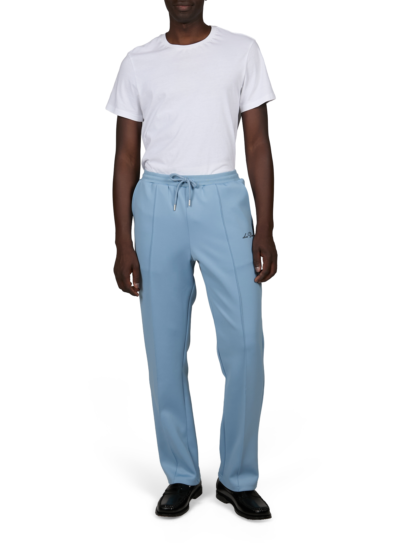 Straight-fit joggers   LES DEUX Blue