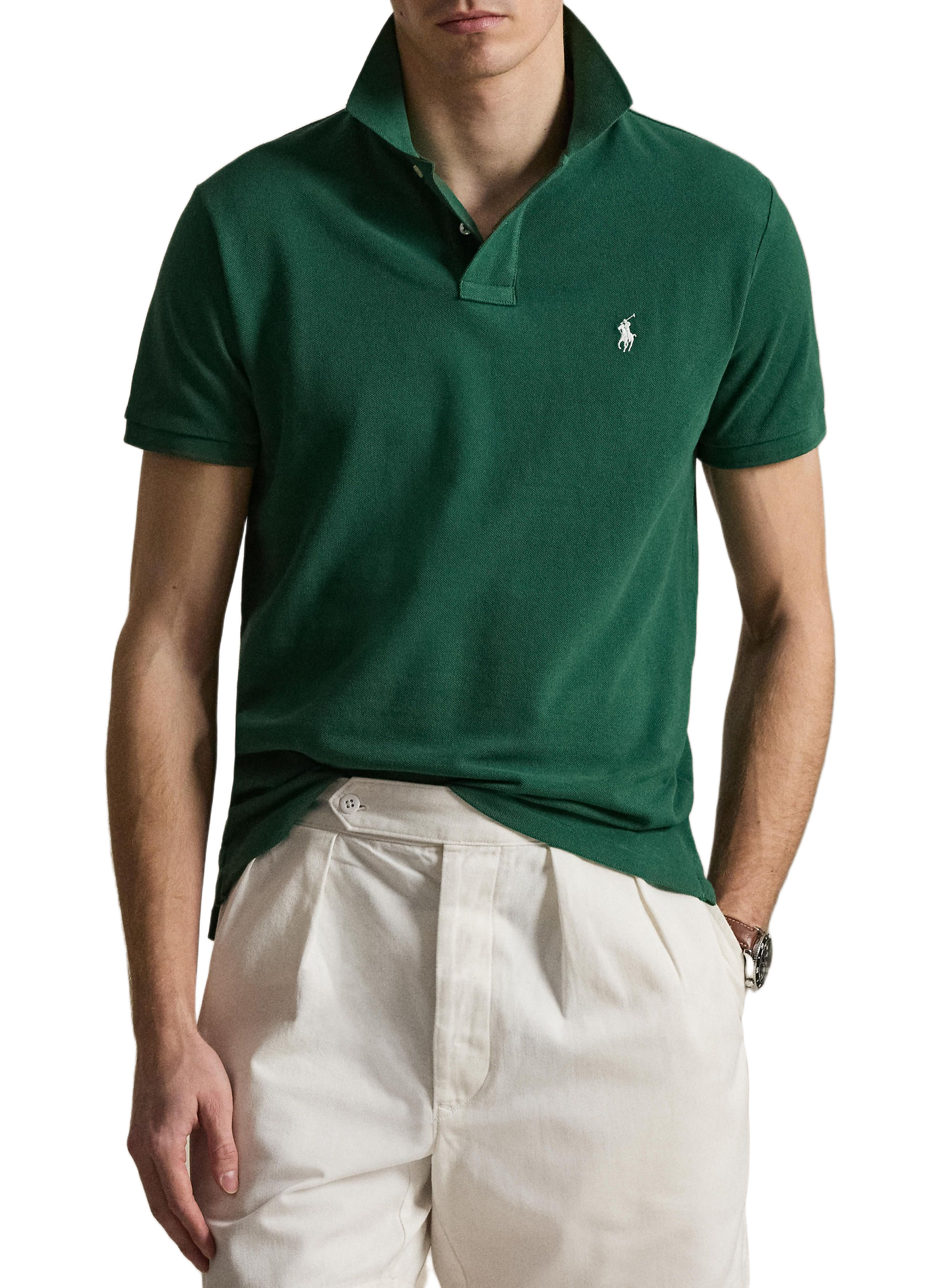 Polo en coton | Vert POLO RALPH LAUREN Homme