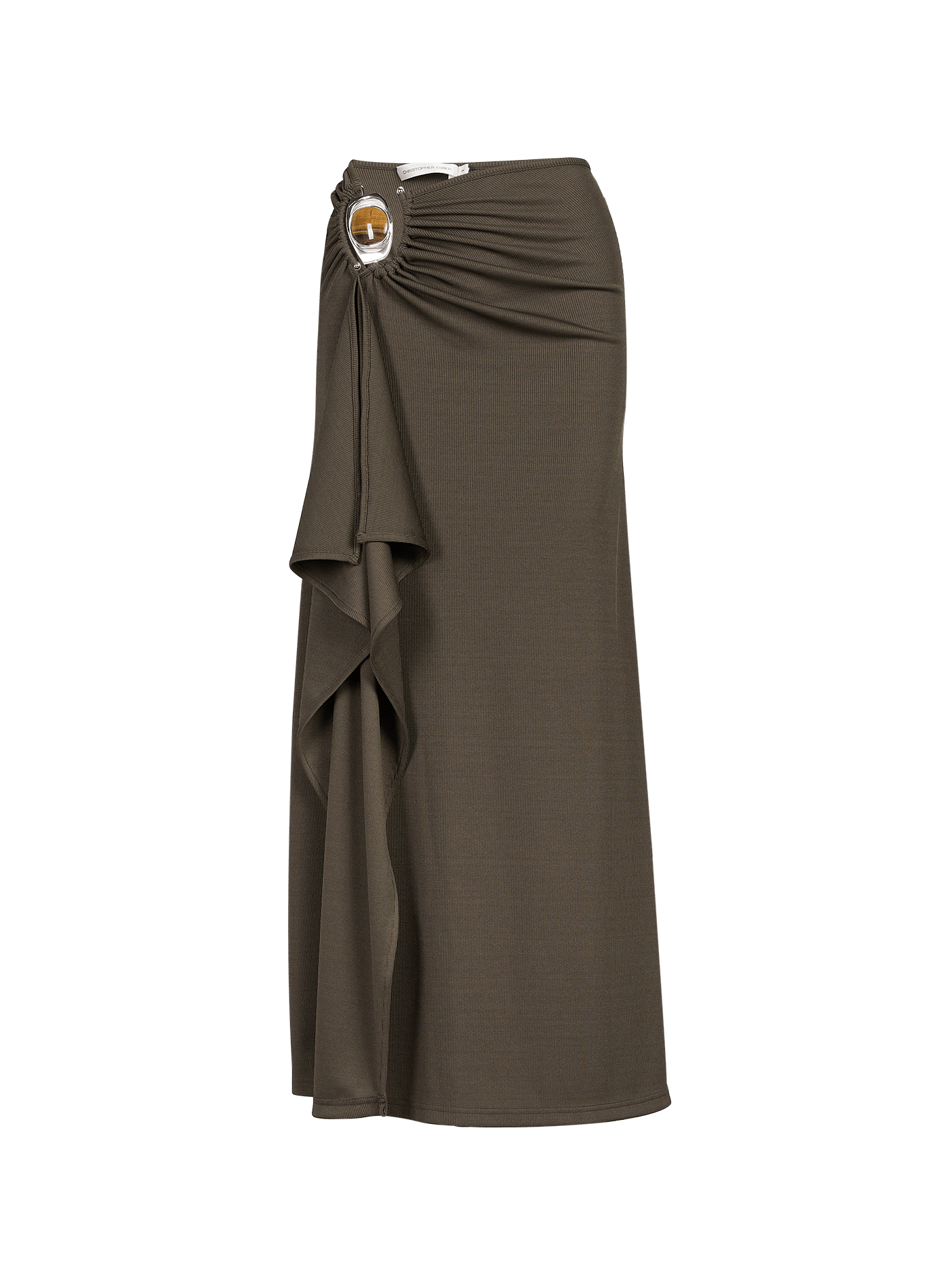 Knitted maxi dress CHRISTOPHER ESBER Brown