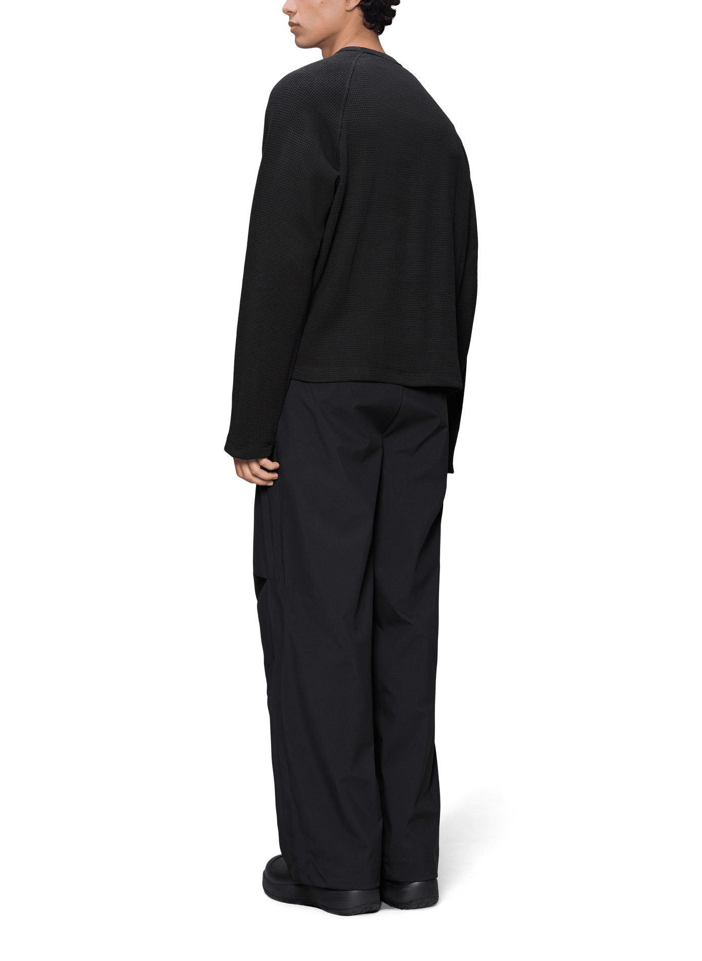 Pull en coton RAINS Noir