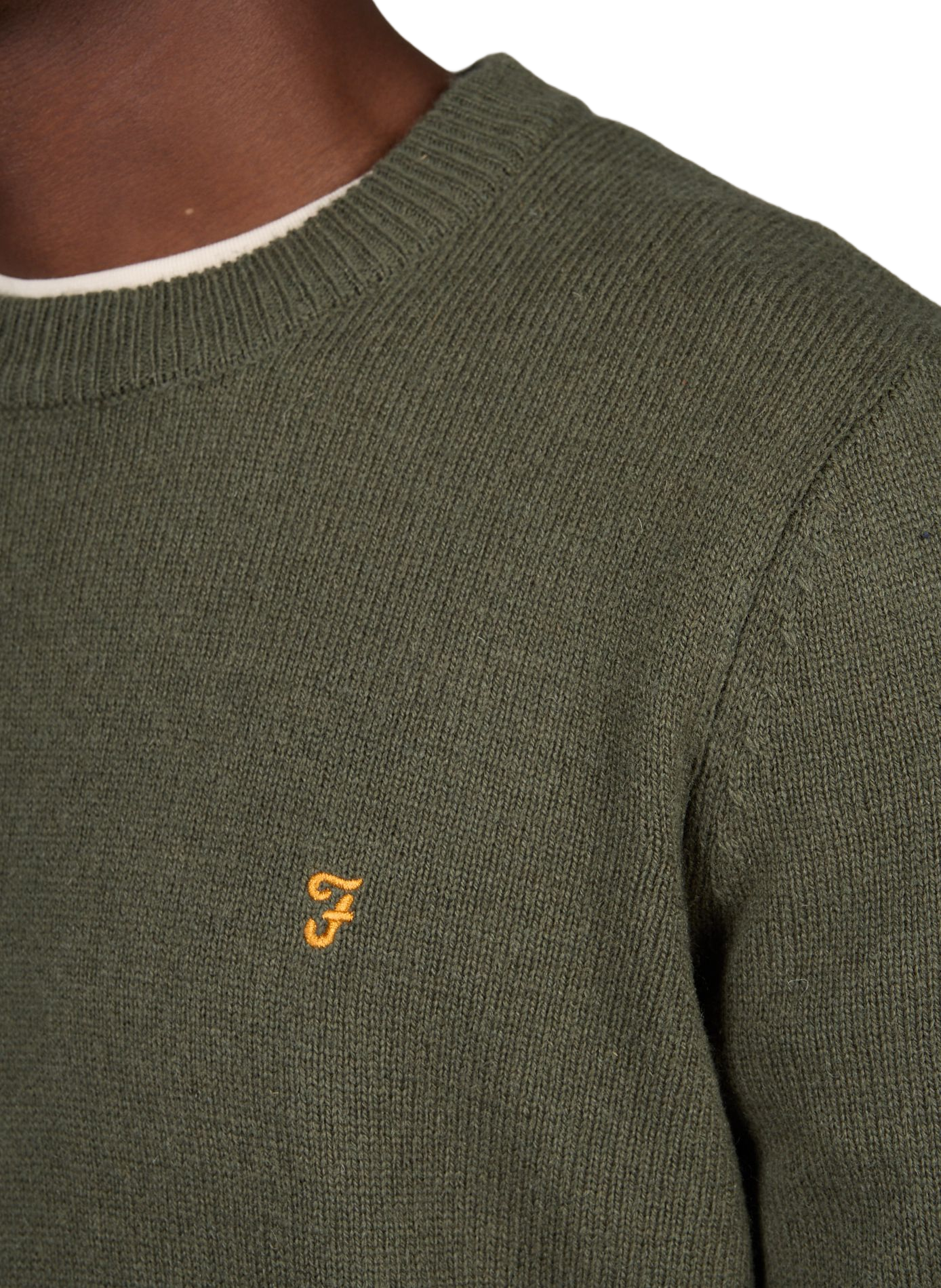 Wool jumper FARAH Green