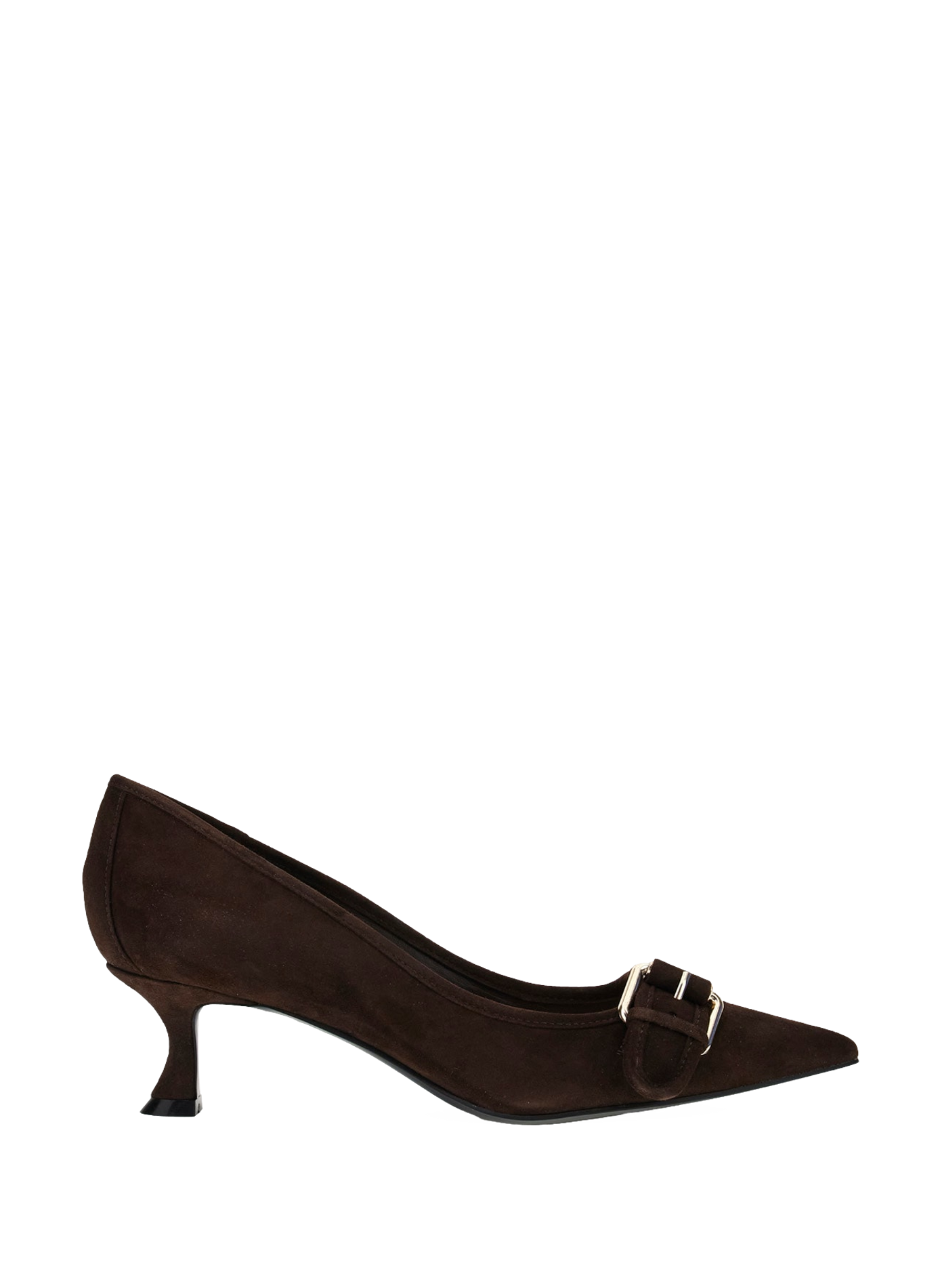 Pumps met gesp van suèdeleer GUESS Bruin