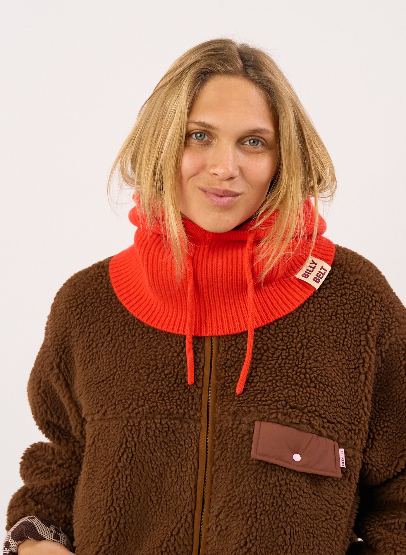 Cagoule en laine BILLYBELT Orange