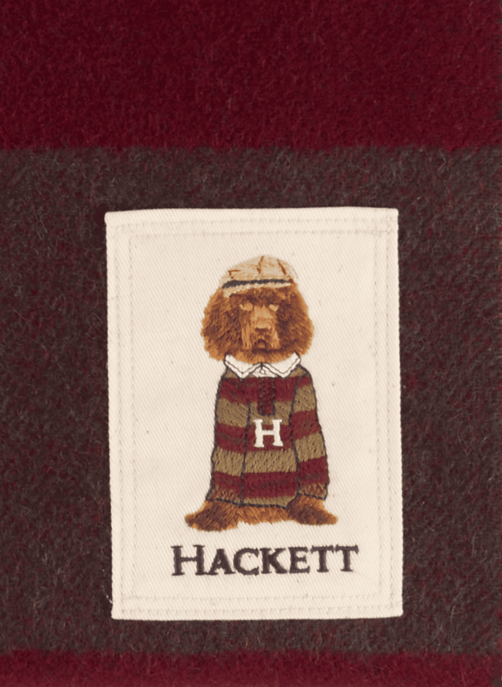 Harry Schal aus Wolle und Kaschmir HACKETT Grun