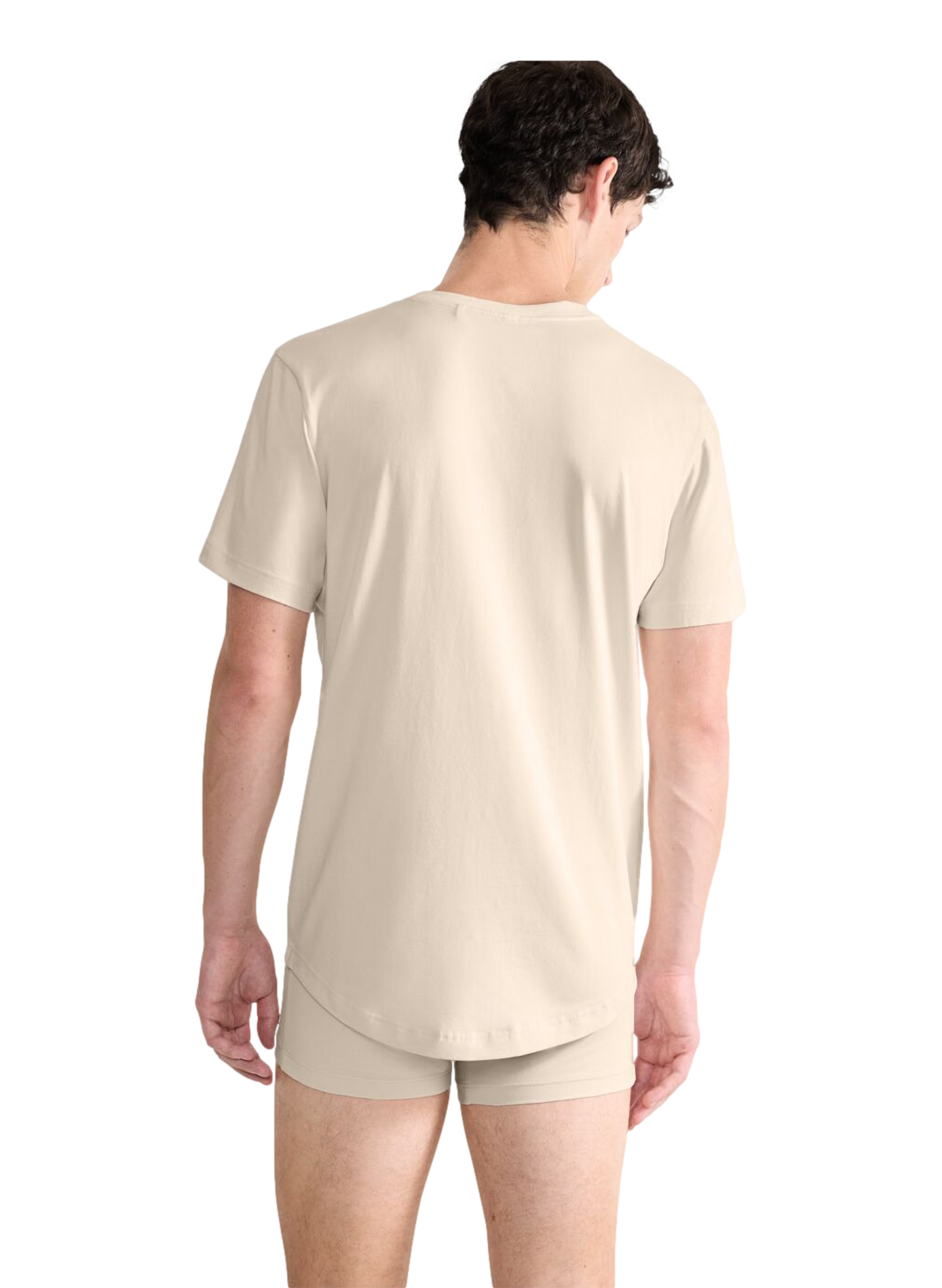 Rundhalsausschnitt T-Shirt aus Baumwollmischung SLOGGI Weiss