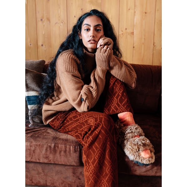 Mules en peau de mouton