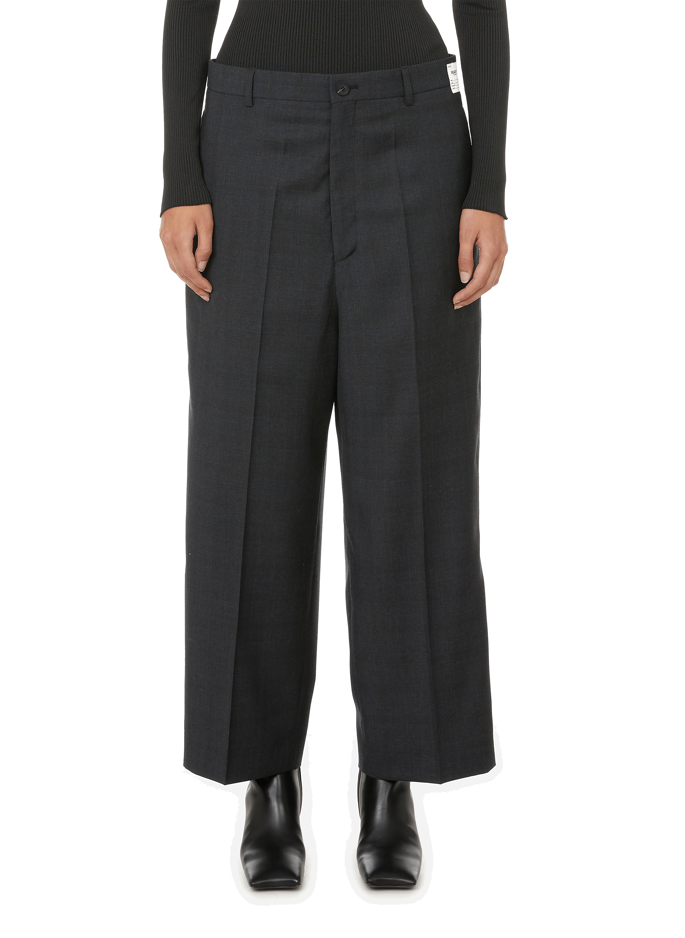 Weite Wollhose BALENCIAGA Grau