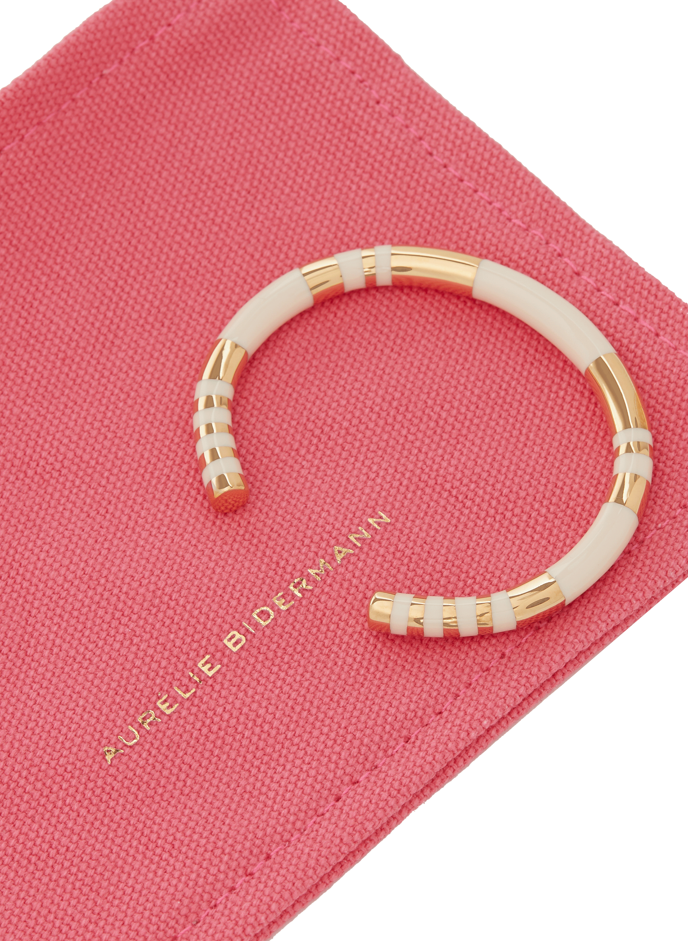 Bracelet Jonc  AURELIE BIDERMANN Blanc