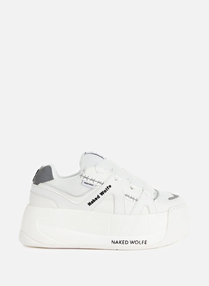 Leather platform sneakers NAKED WOLFE