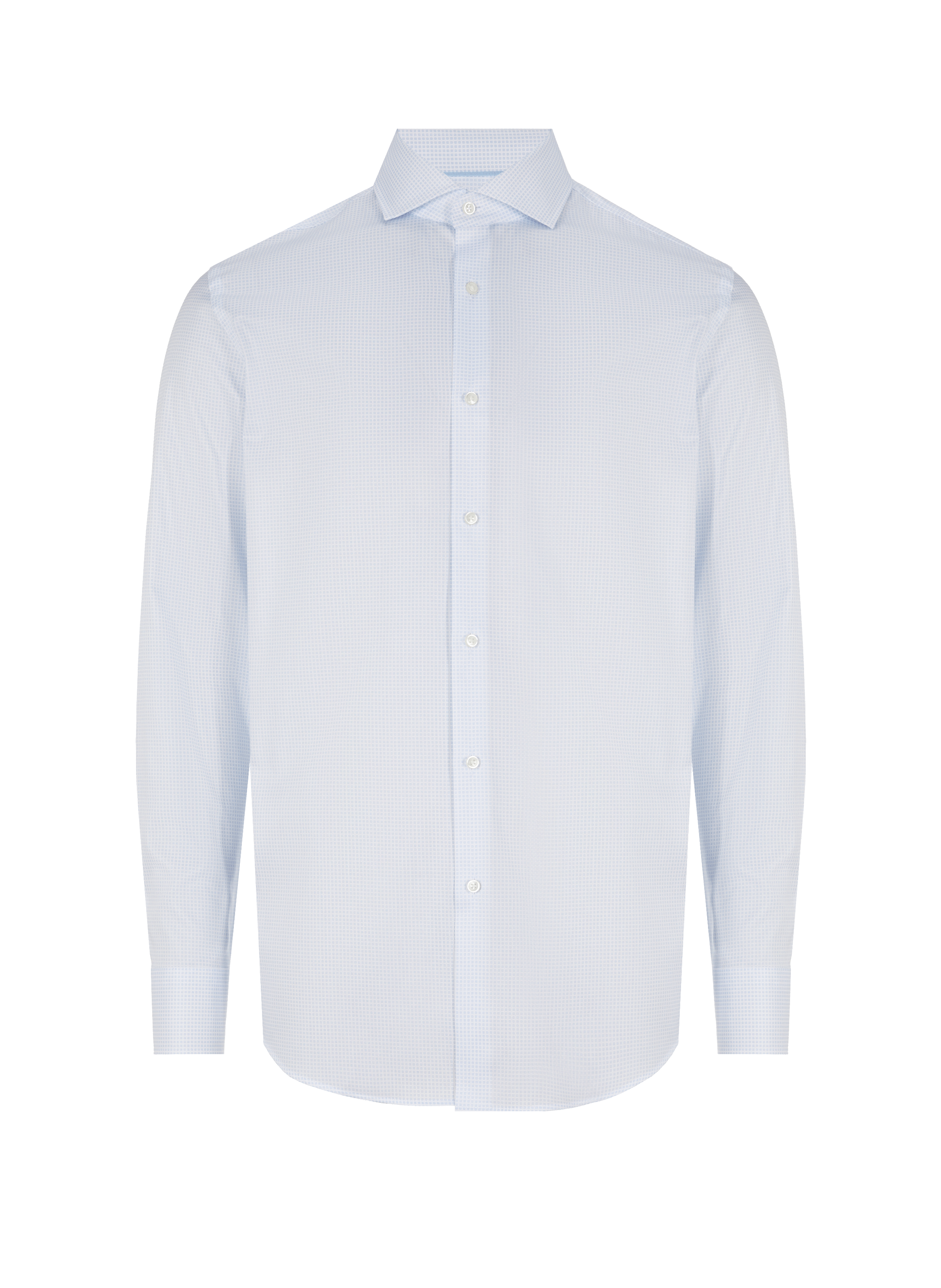 Chemise à motif en coton mélangé