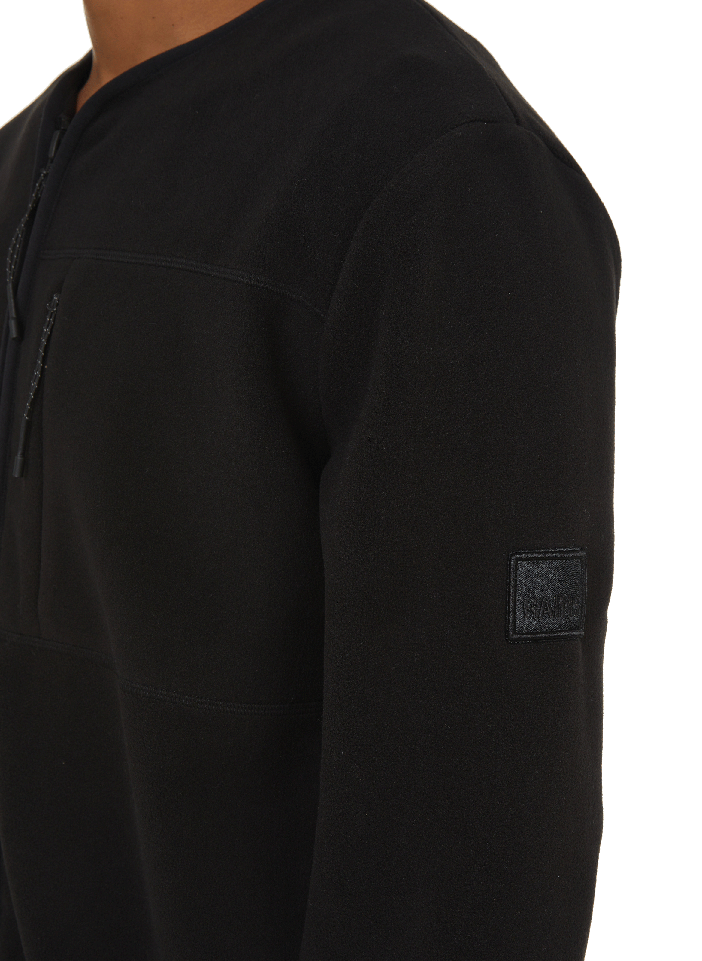 Fleece jacket RAINS Black