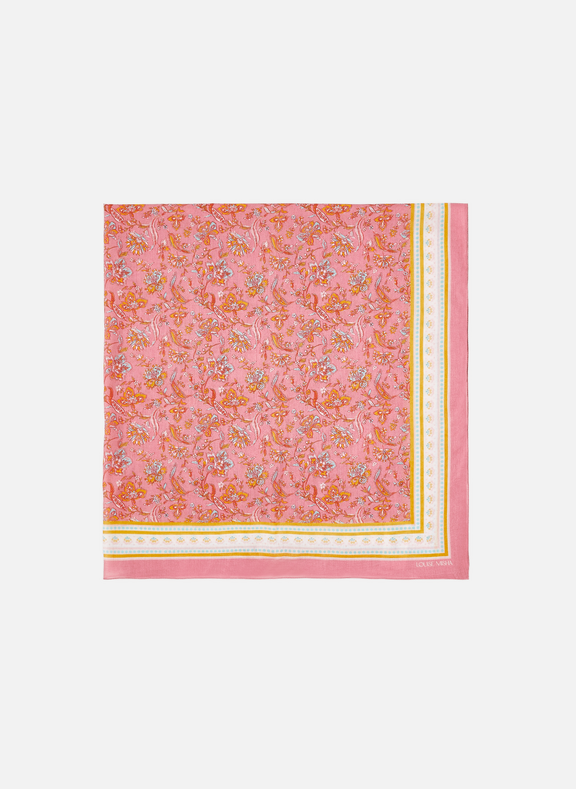 LOUISE MISHA Capucine cotton scarf Pink