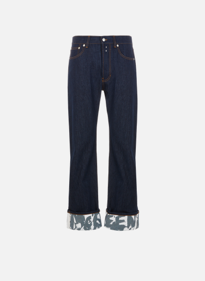 Straight cotton jeans ALEXANDER MCQUEEN