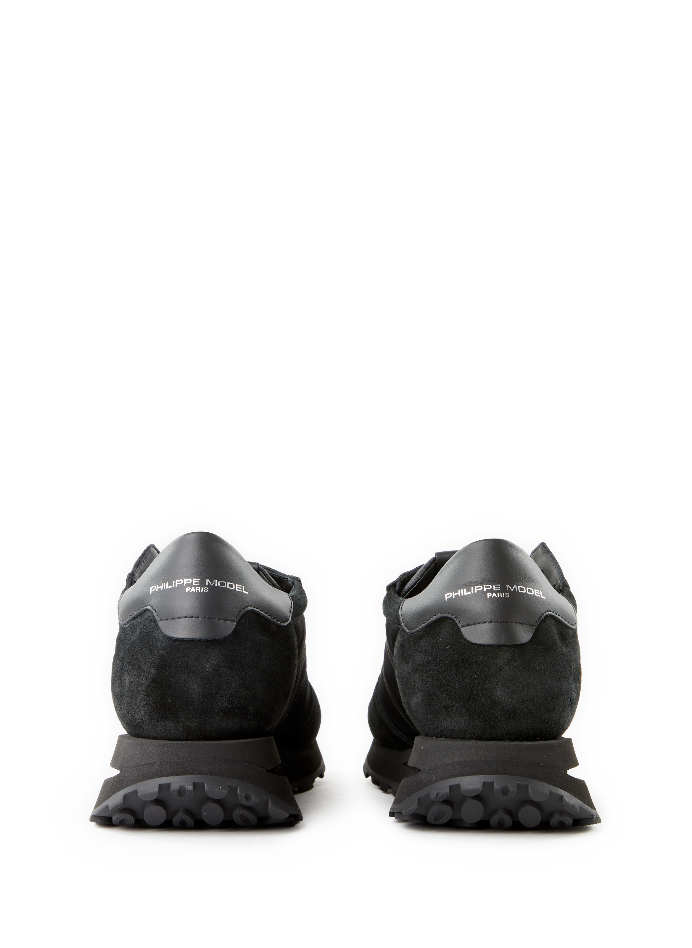 Bi-material sneakers PHILIPPE MODEL Black