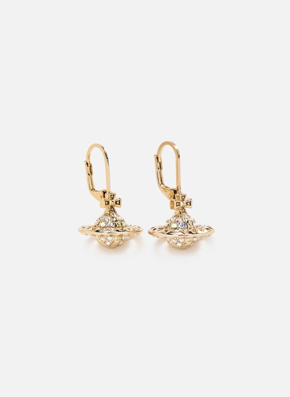 Mayfair small orb earrings Golden by VIVIENNE WESTWOOD VIVIENNE WESTWOOD Mayfair small orb earrings Golden