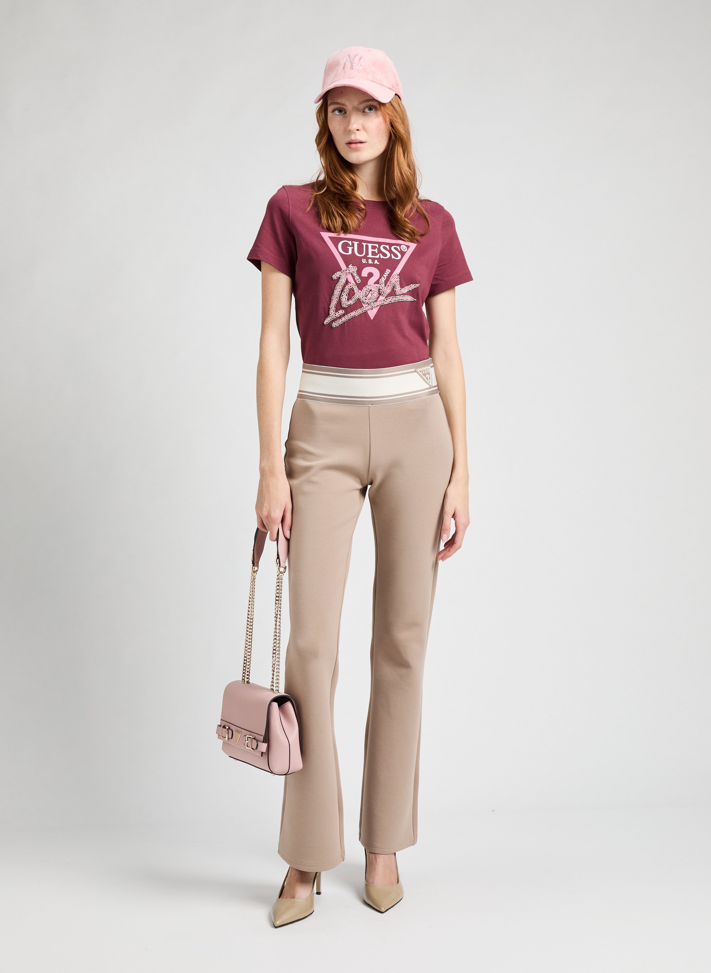 Camoscio leather Heels CALVIN KLEIN Beige