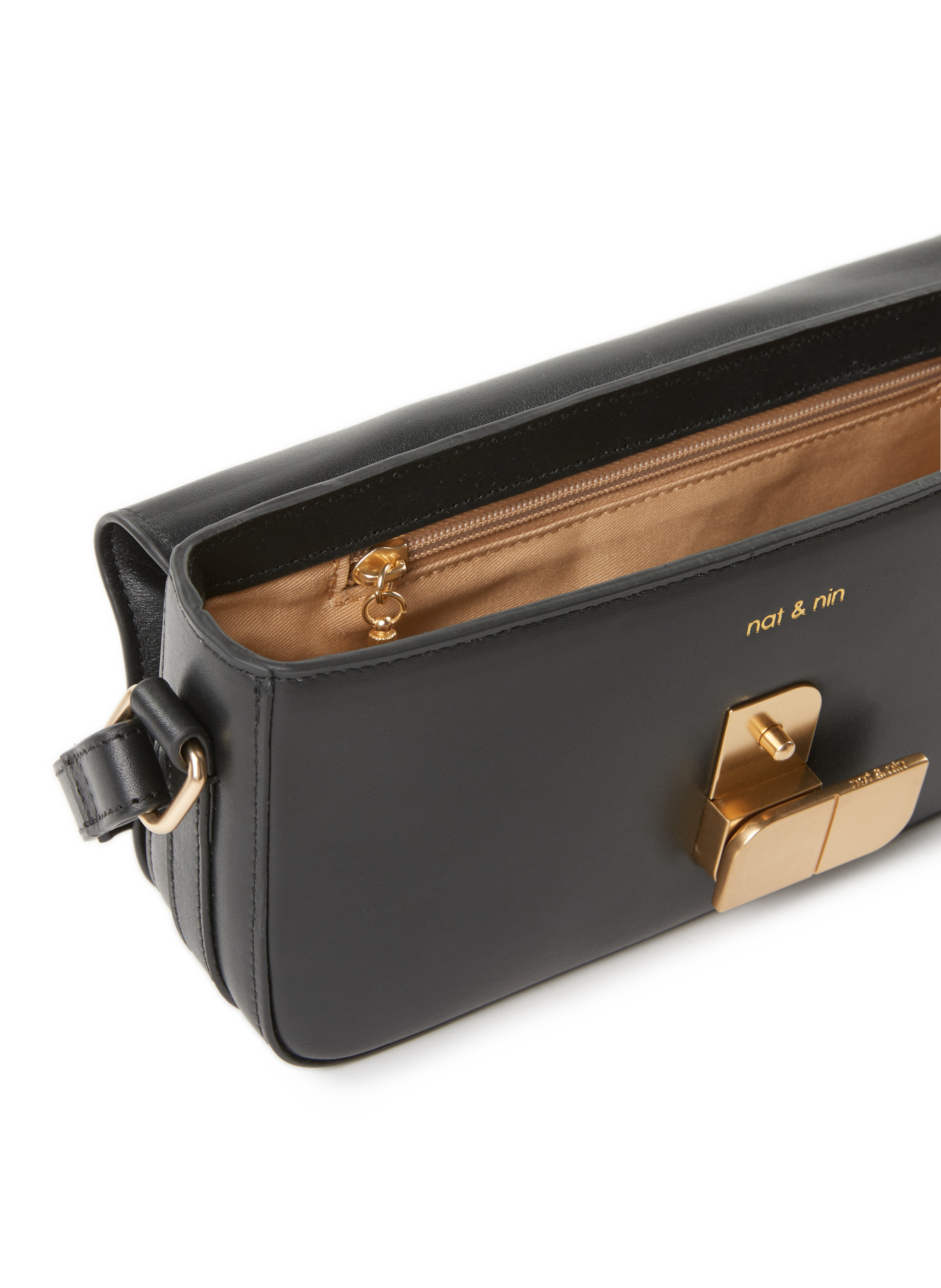 Sacà bandoulière Alice S NAT &amp; NIN Noir